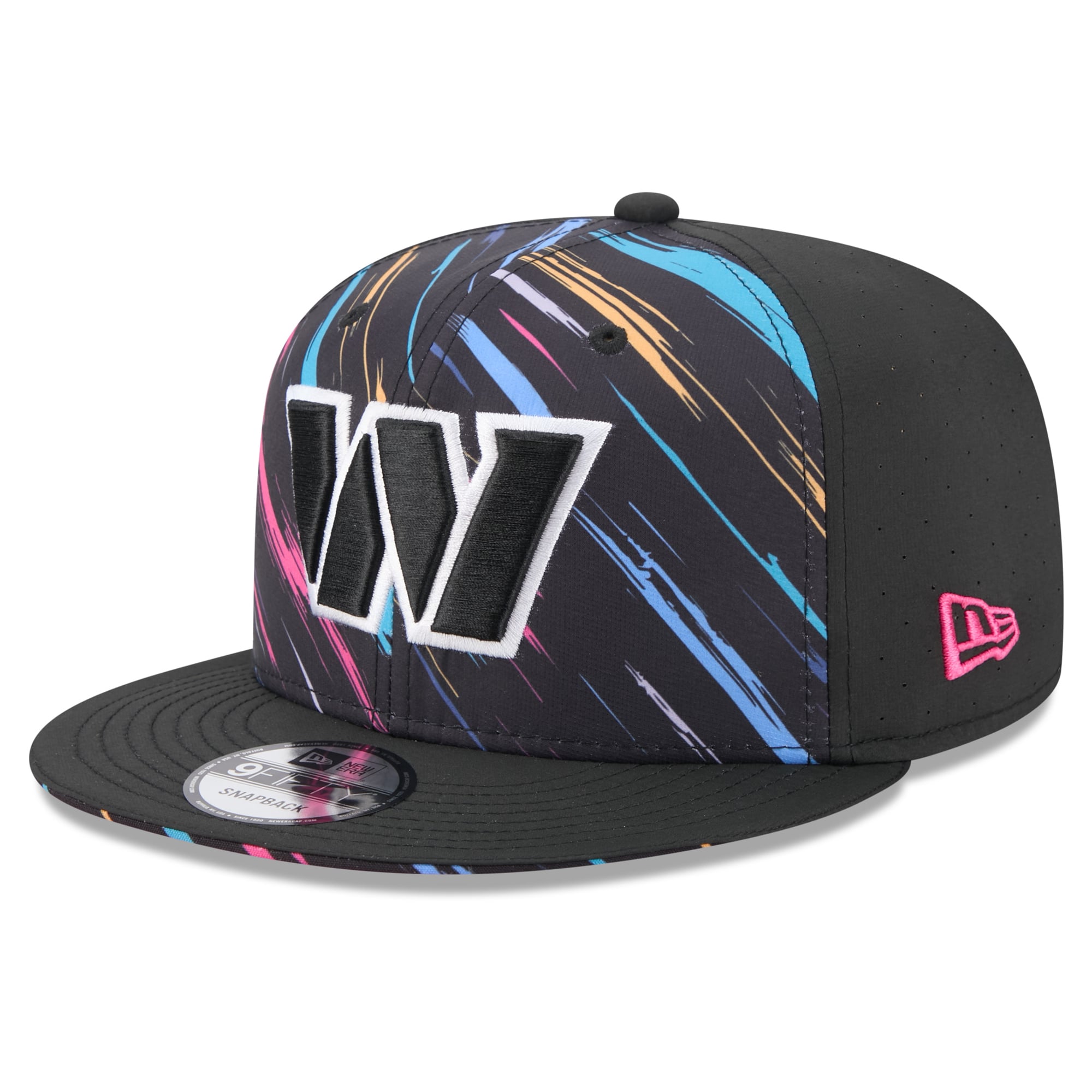 Men's New Era Black Washington Commanders 2026 NFL Crucial Catch 9FIFTY Snapback Hat
