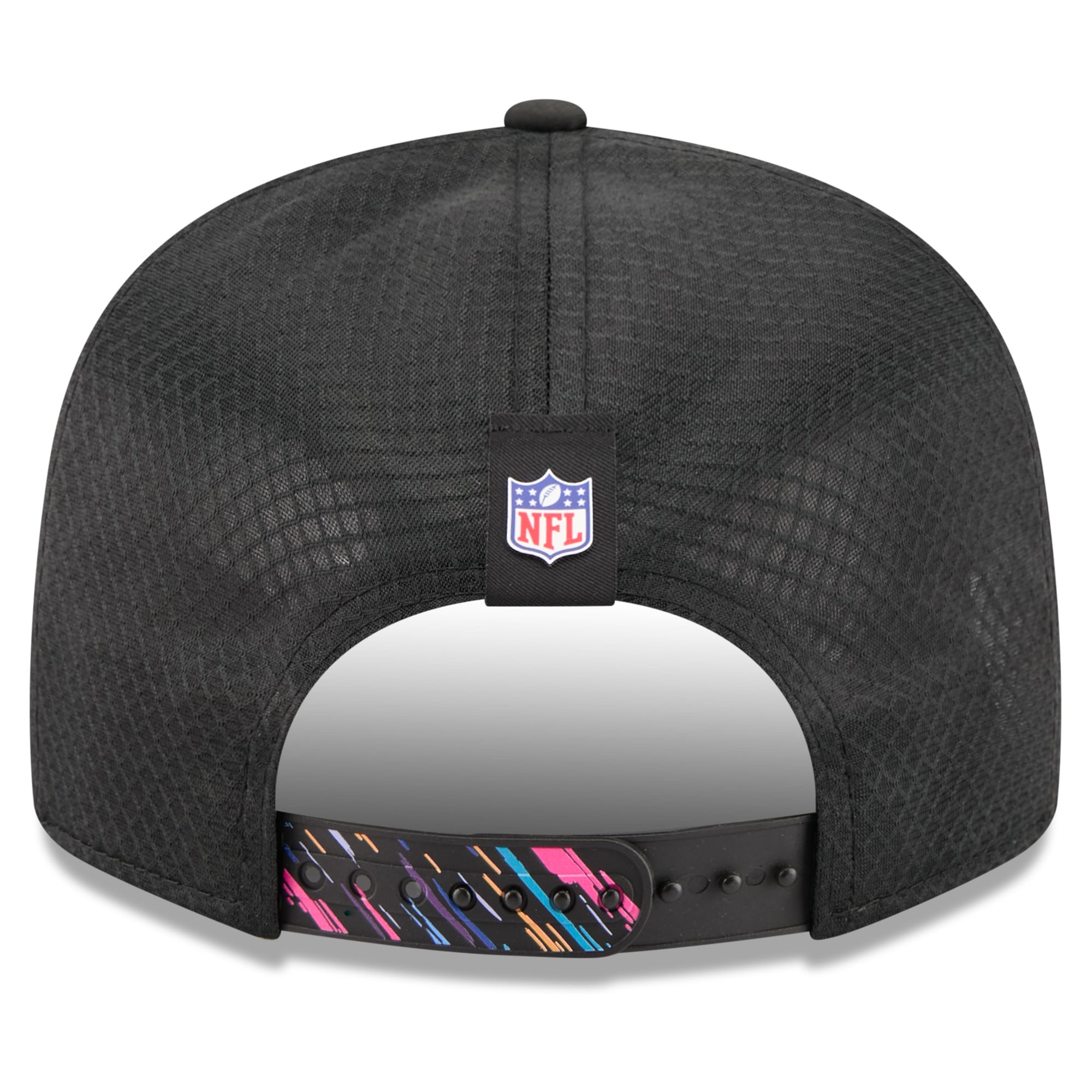 Men's New Era Black Washington Commanders 2026 NFL Crucial Catch 9SEVENTY Adjustable Trucker Hat