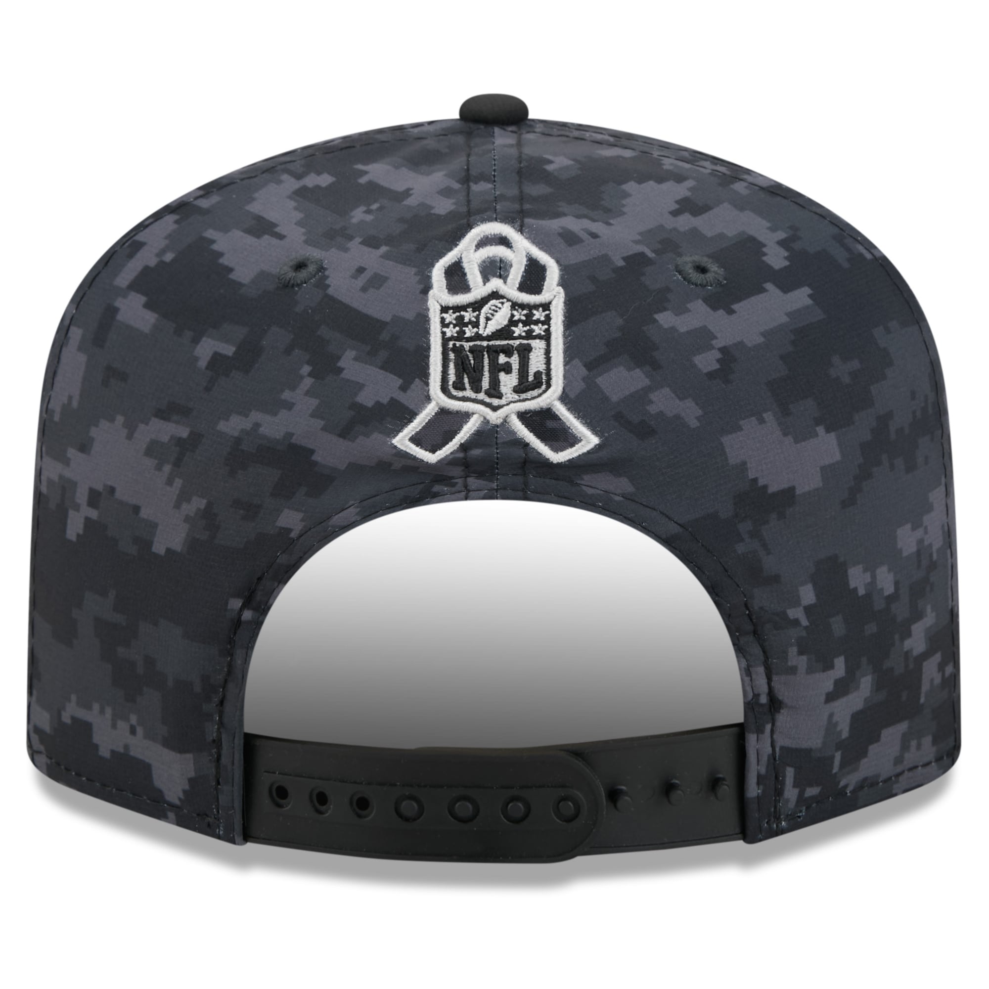 Casquette ajustable New Era noire Washington Commanders 2026 Salute To Service 19TWENTY pour homme