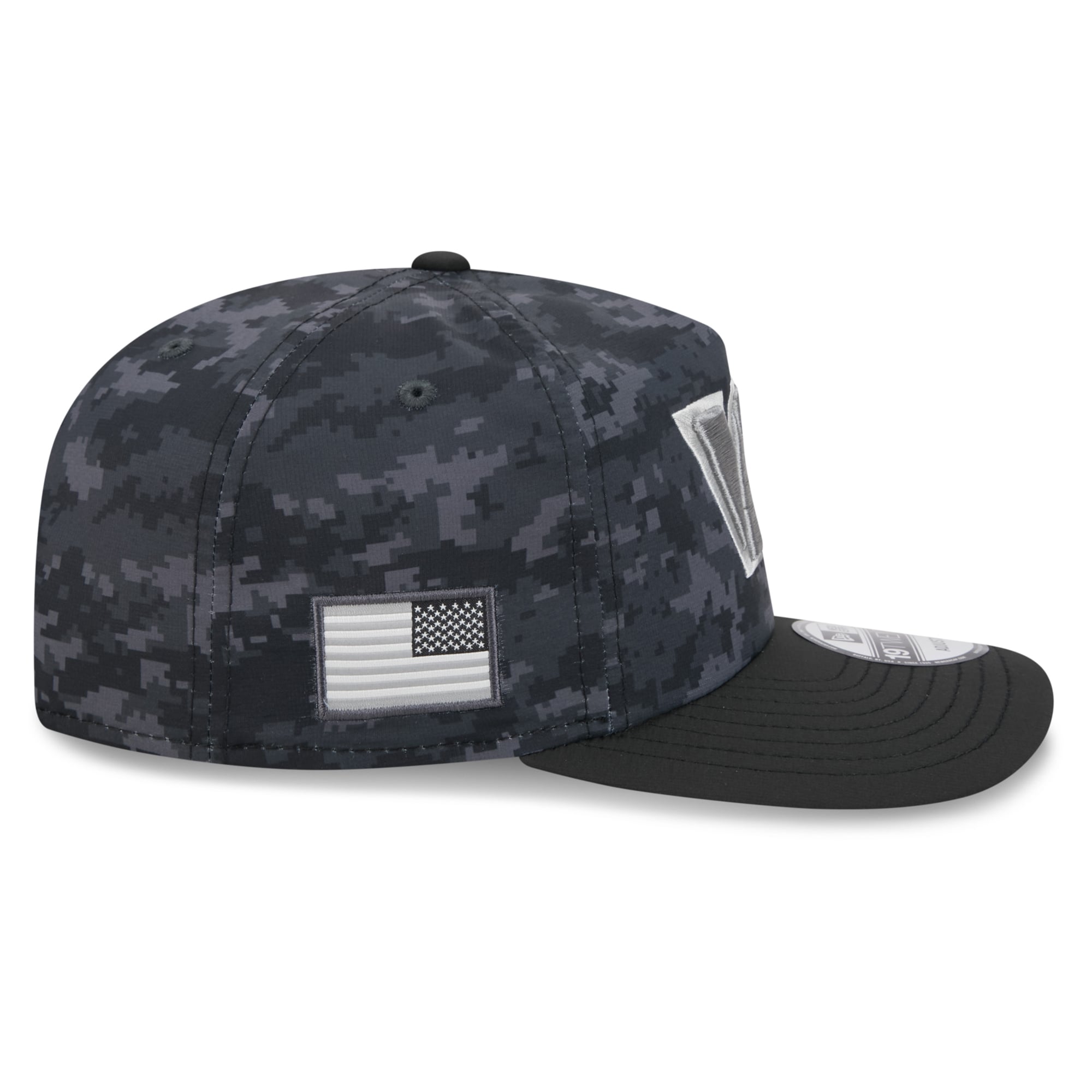 Casquette ajustable New Era noire Washington Commanders 2026 Salute To Service 19TWENTY pour homme