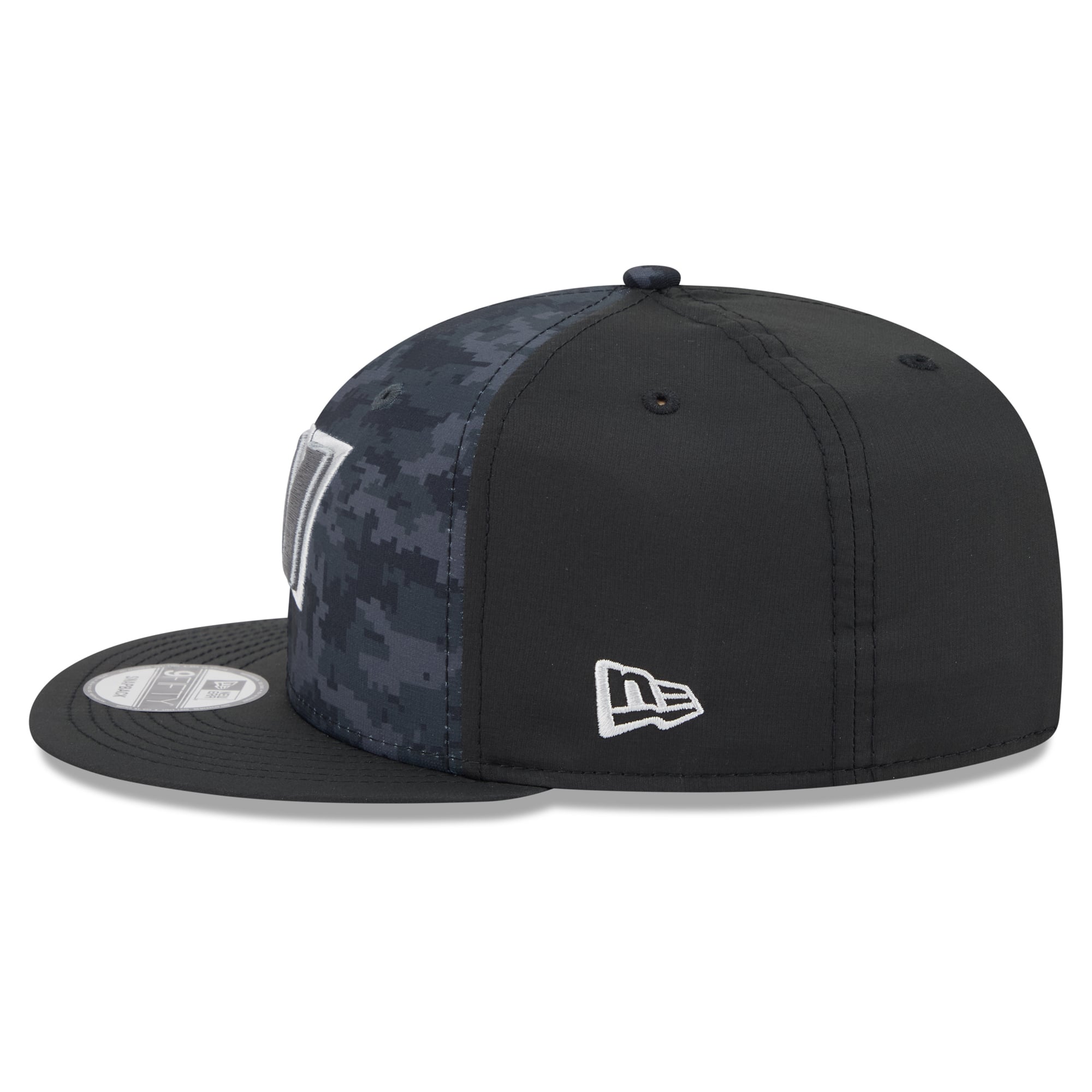 Casquette snapback New Era noire Washington Commanders 2026 Salute To Service 9FIFTY pour homme
