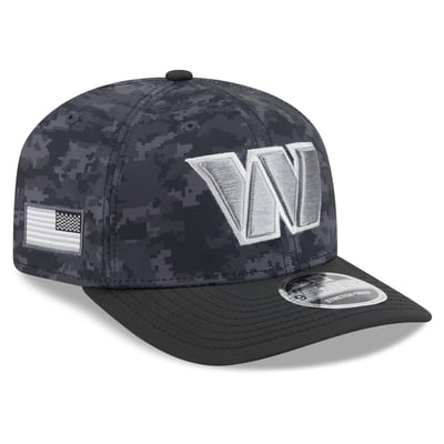 Washington Commanders New Era 2026 Salute To Service 9SEVENTY Adjustable Hat - Black