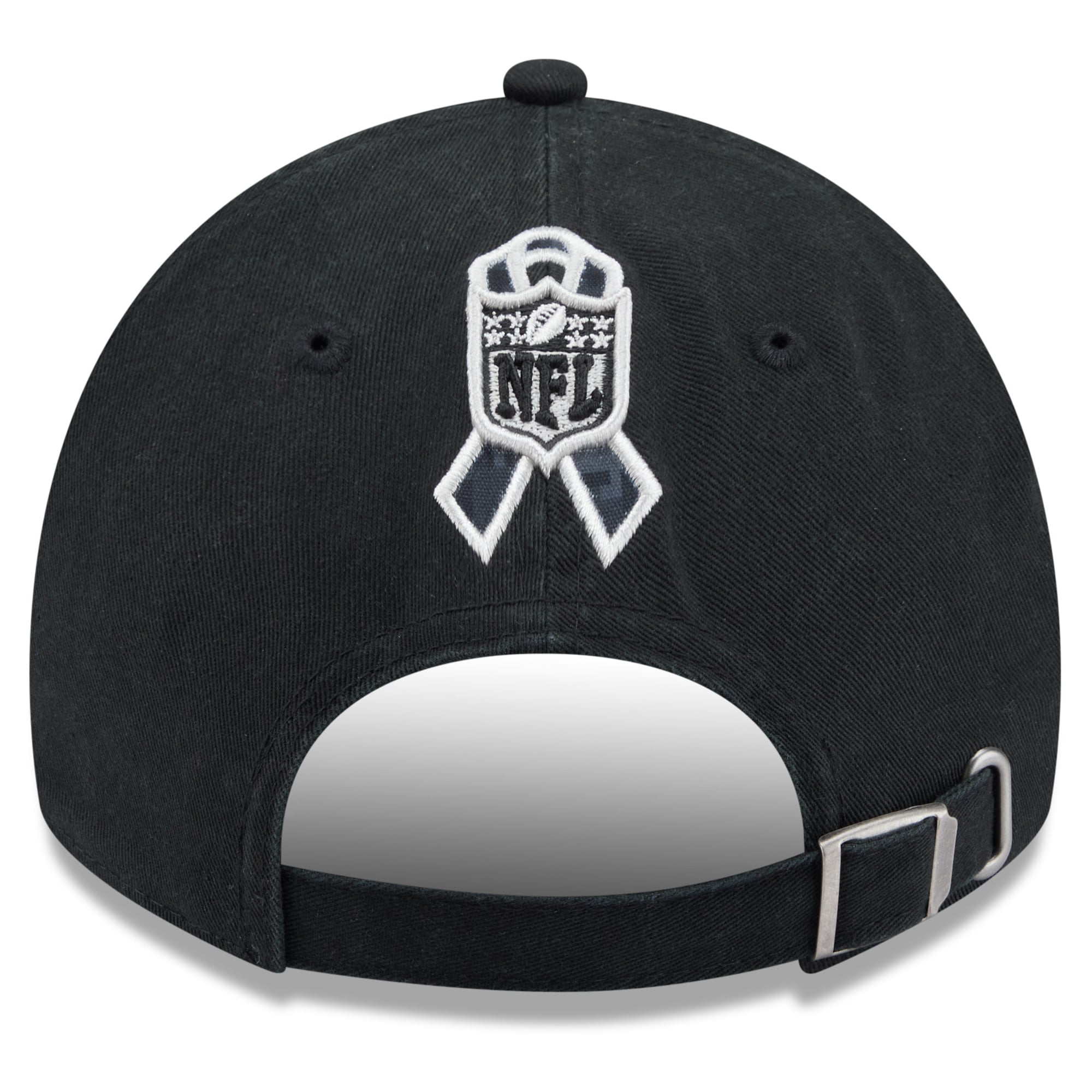 Casquette New Era noire pour homme Washington Commanders 2026 Salute To Service, style classique décontracté et ajustable