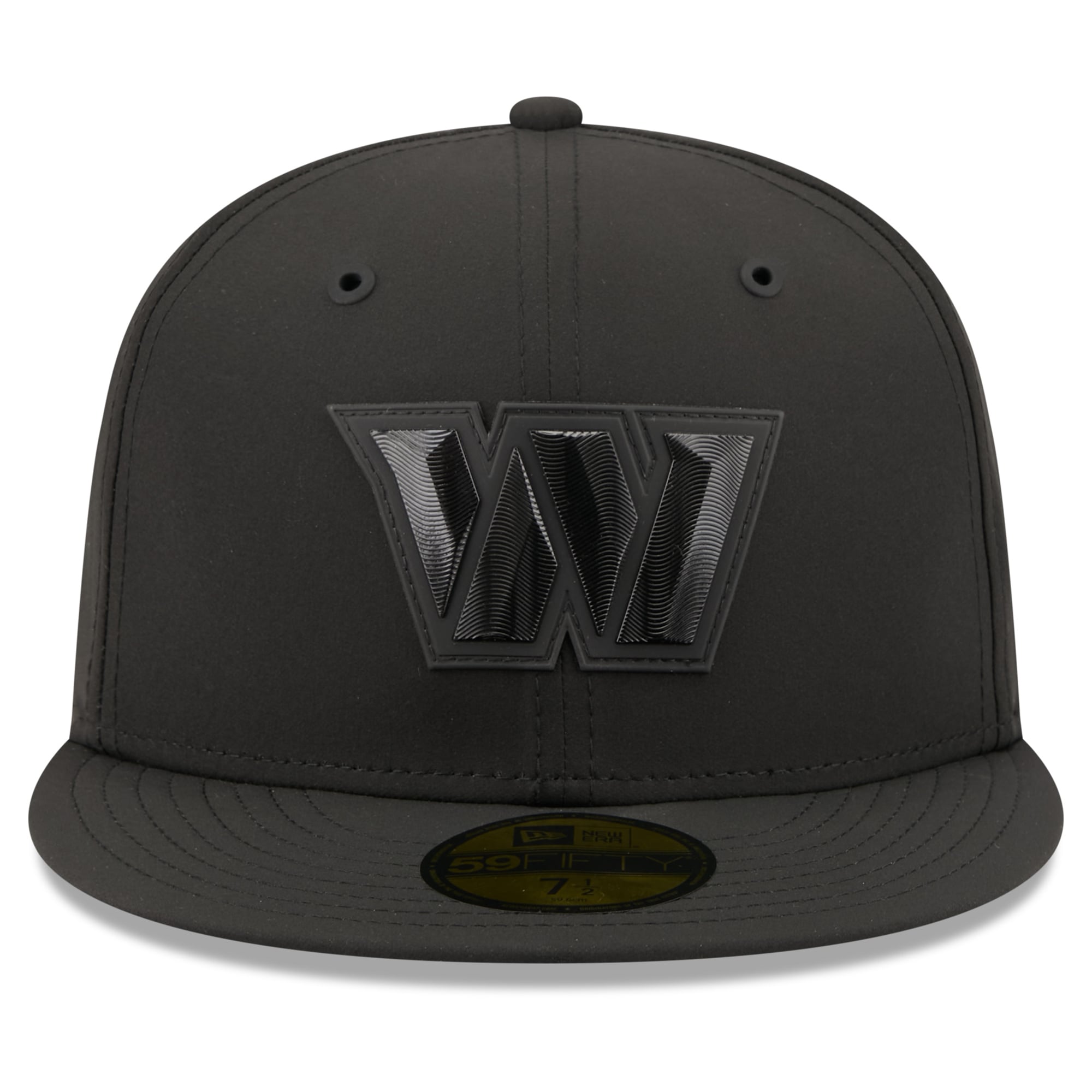 Casquette ajustée New Era noire Washington Commanders 2026 Sideline 59FIFTY pour homme