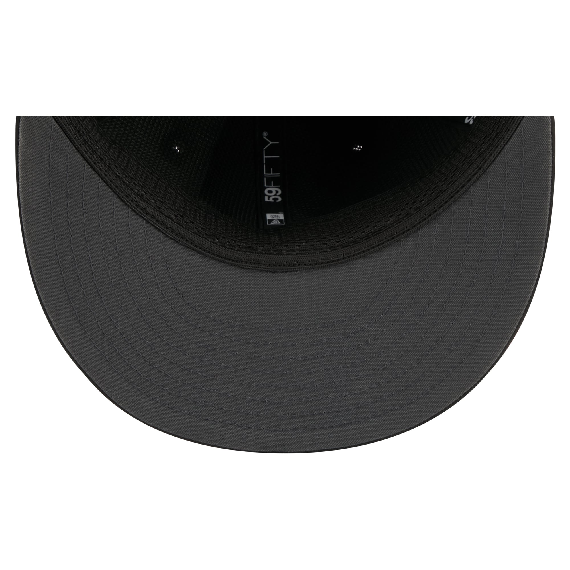 Casquette ajustée New Era noire Washington Commanders 2026 Sideline 59FIFTY pour homme