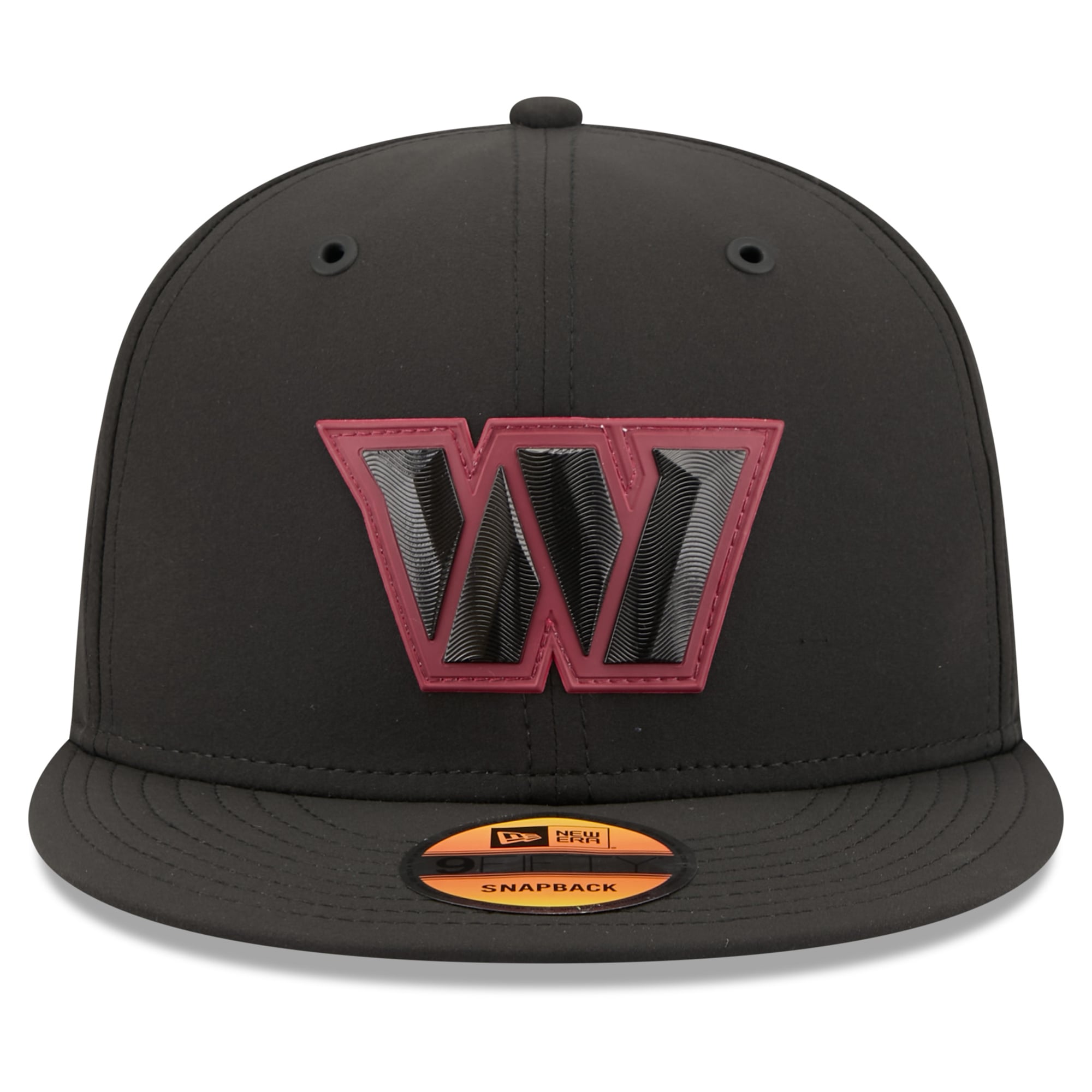 Casquette snapback New Era bordeaux Washington Commanders 2026 Sideline 9FIFTY pour homme