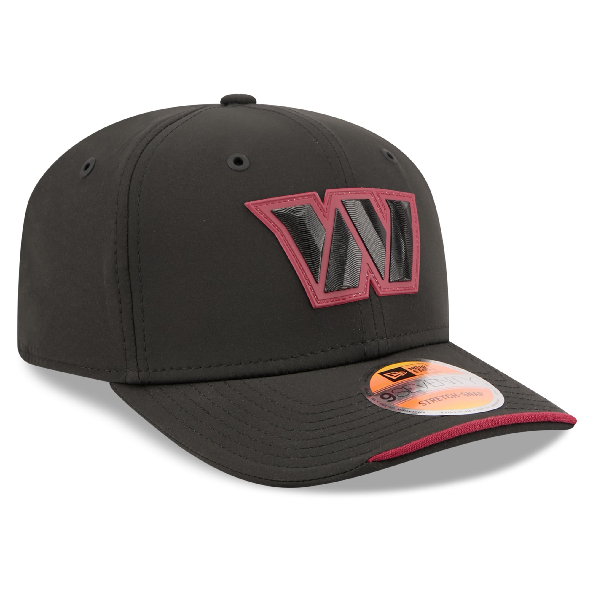 Casquette ajustable New Era Washington Commanders 2026 Sideline 9SEVENTY bordeaux pour homme