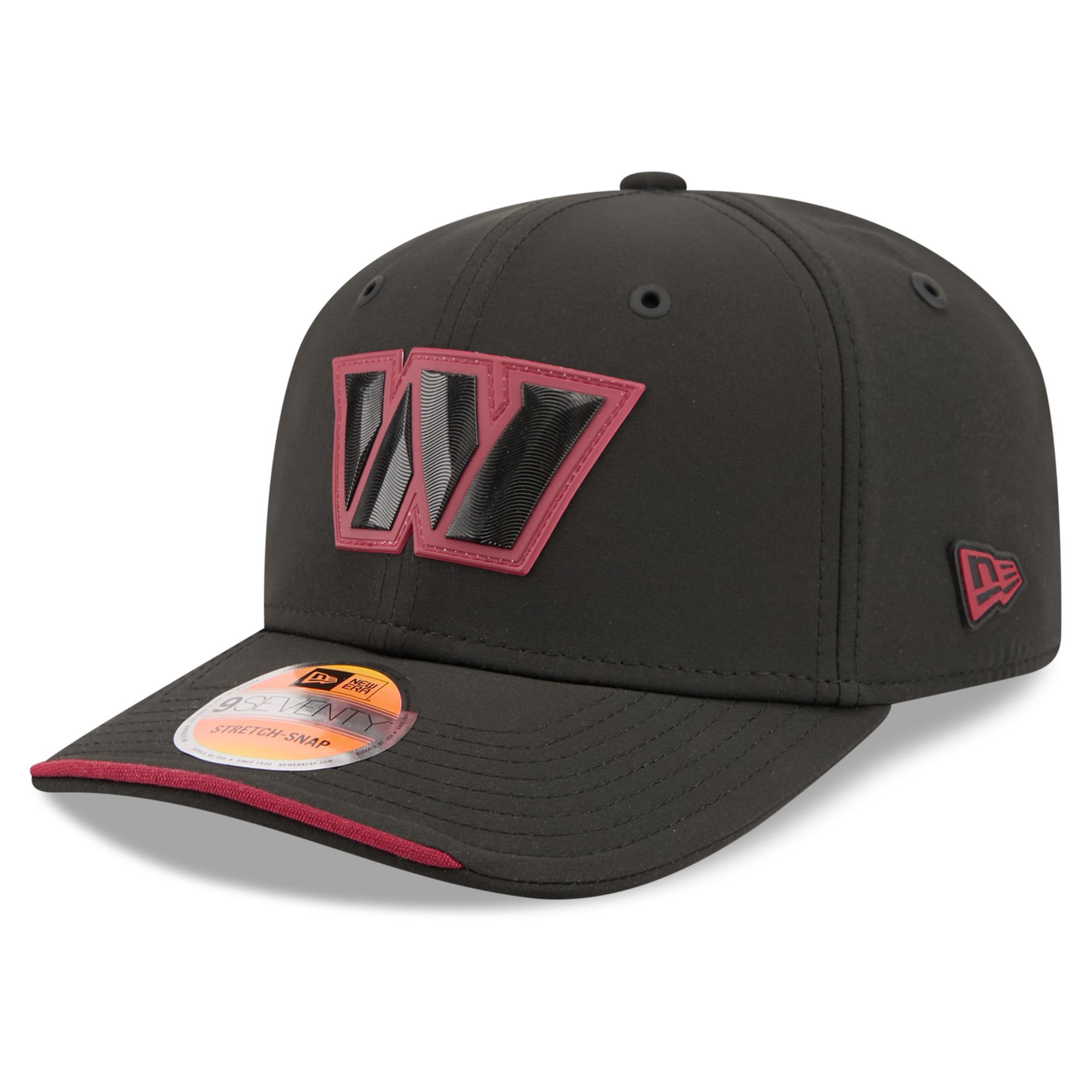 Casquette ajustable New Era Washington Commanders 2026 Sideline 9SEVENTY bordeaux pour homme