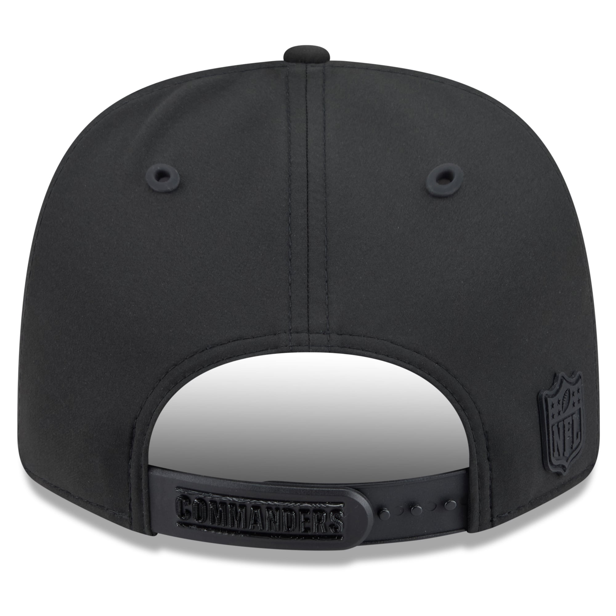 Casquette ajustable New Era noire Washington Commanders 2026 Sideline 9SEVENTY pour homme