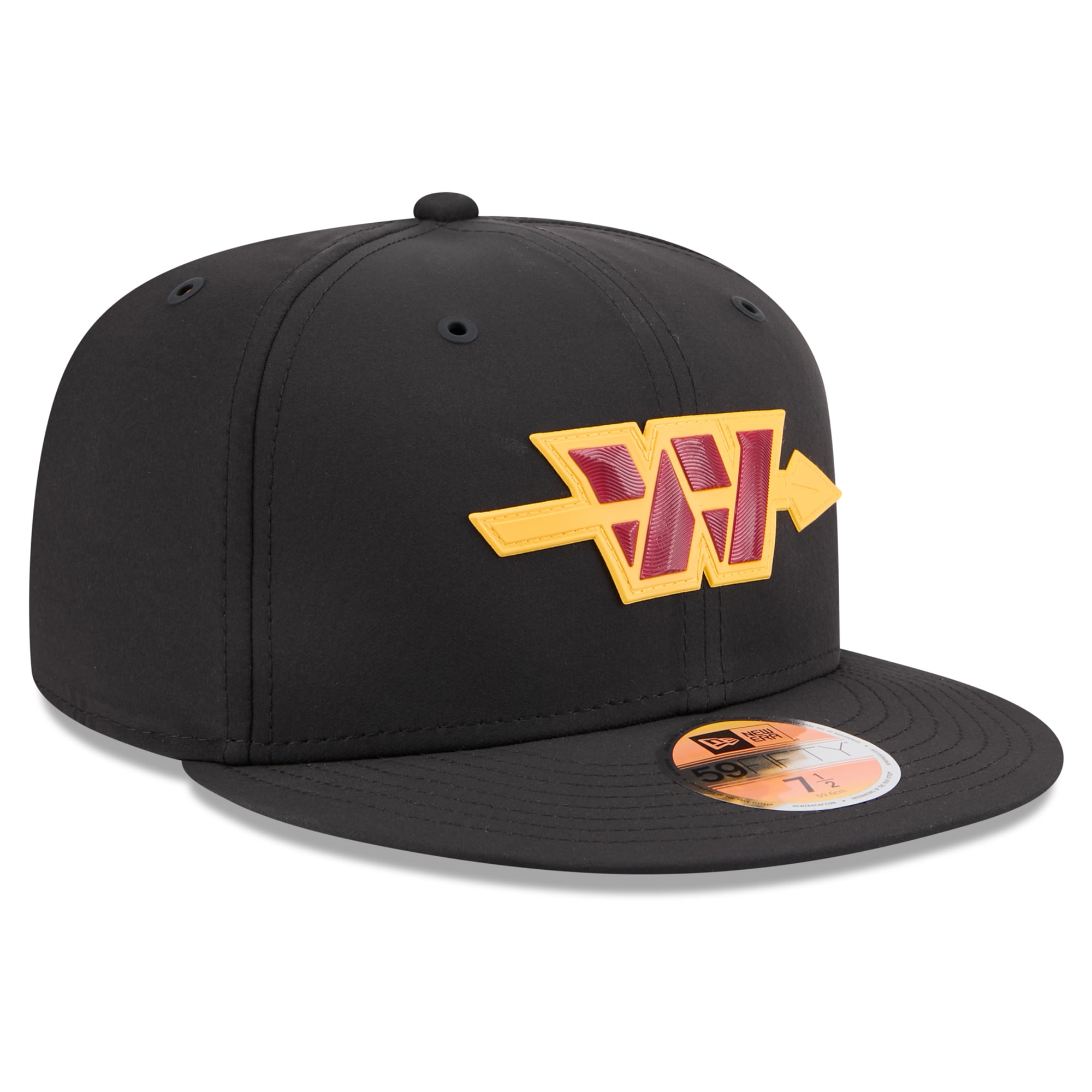 Casquette ajustée New Era 59FIFTY bordeaux Washington Commanders 2026 pour homme