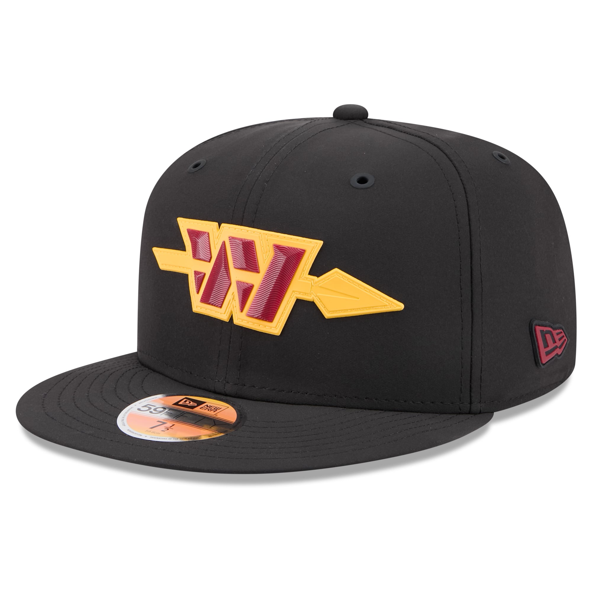 Casquette ajustée New Era 59FIFTY bordeaux Washington Commanders 2026 pour homme
