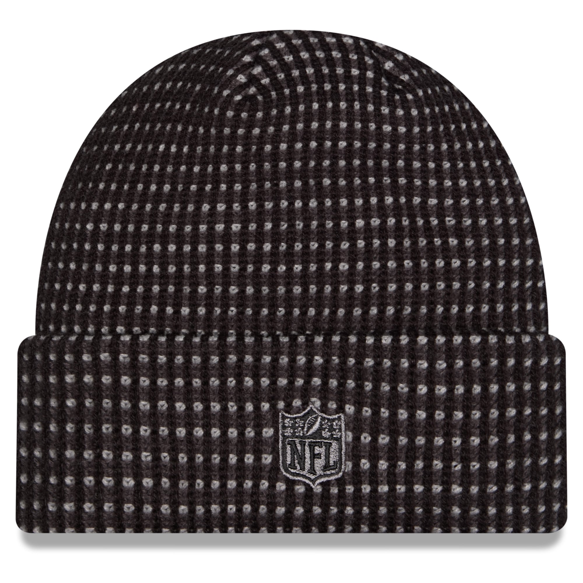 Men's New Era Black Washington Commanders 2026 Sideline Cold Weather Cuffed Knit Hat