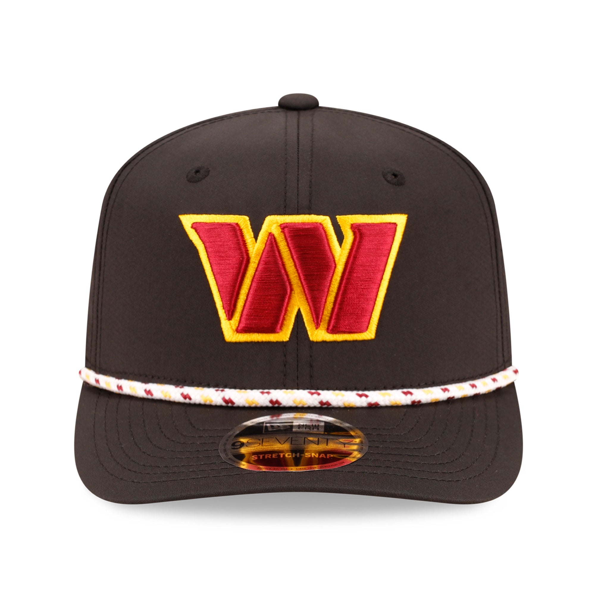 Casquette ajustable New Era Washington Commanders 9SEVENTY noire pour homme