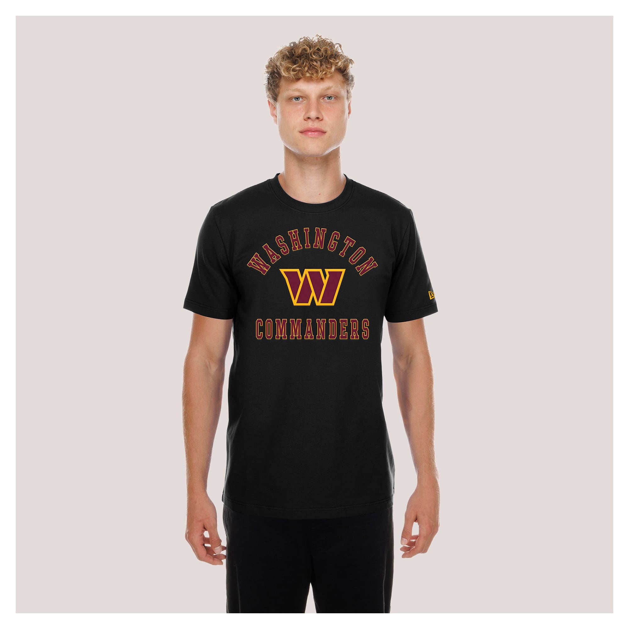 T-shirt fonctionnel New Era noir pour homme