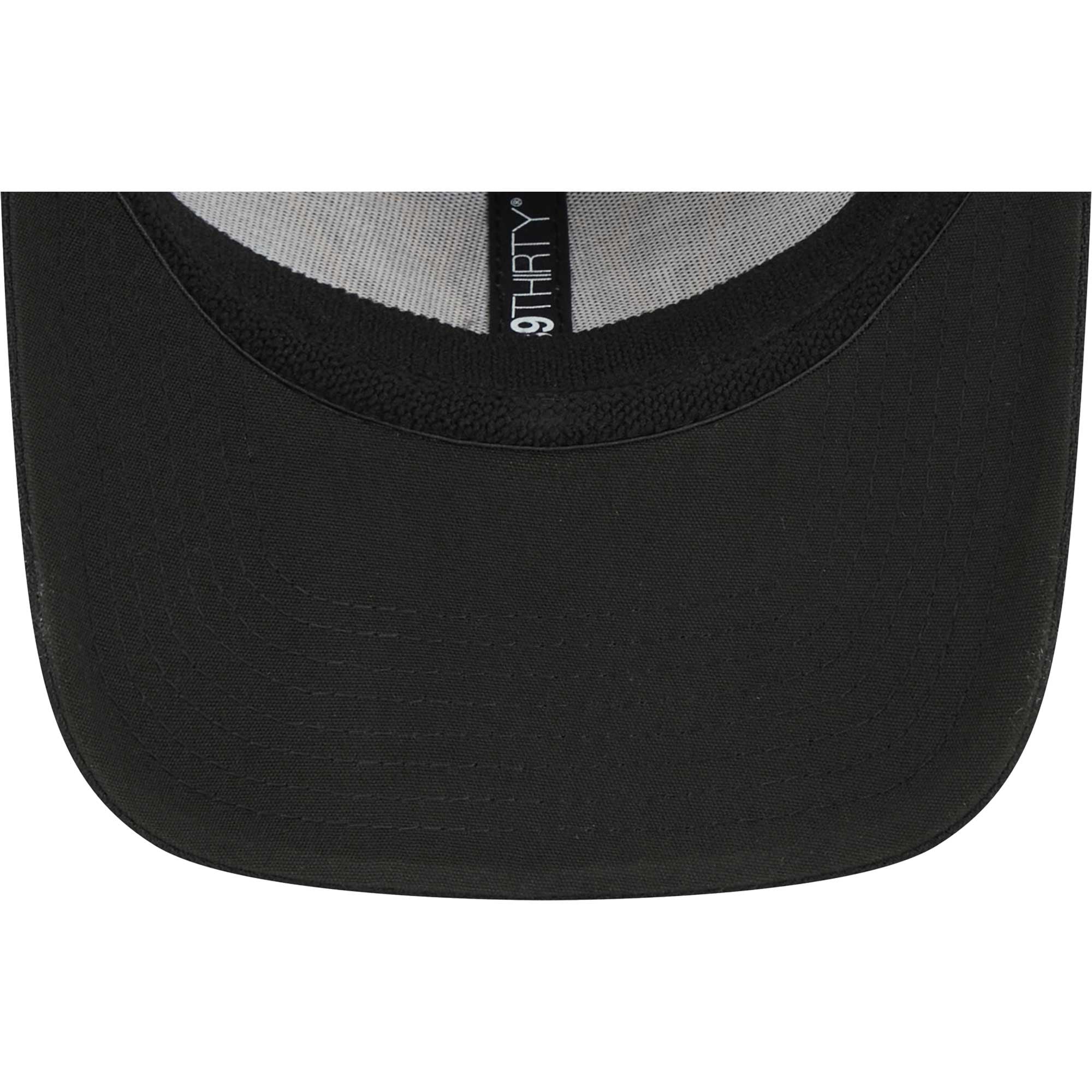 Casquette flexible principale 39THIRTY Washington Commanders New Era noire pour hommes