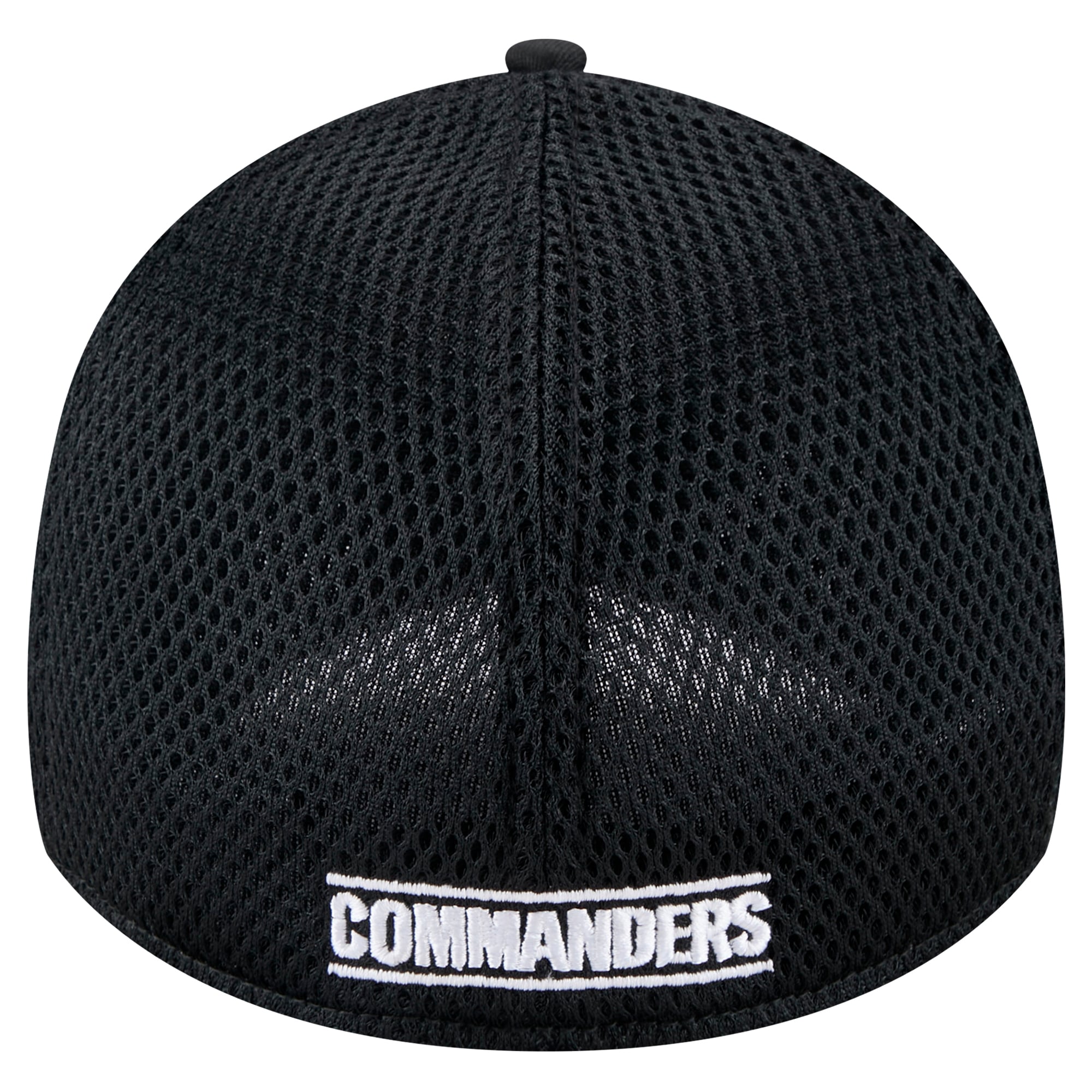 Casquette New Era noire Washington Commanders Main Neo 39THIRTY Flex pour homme