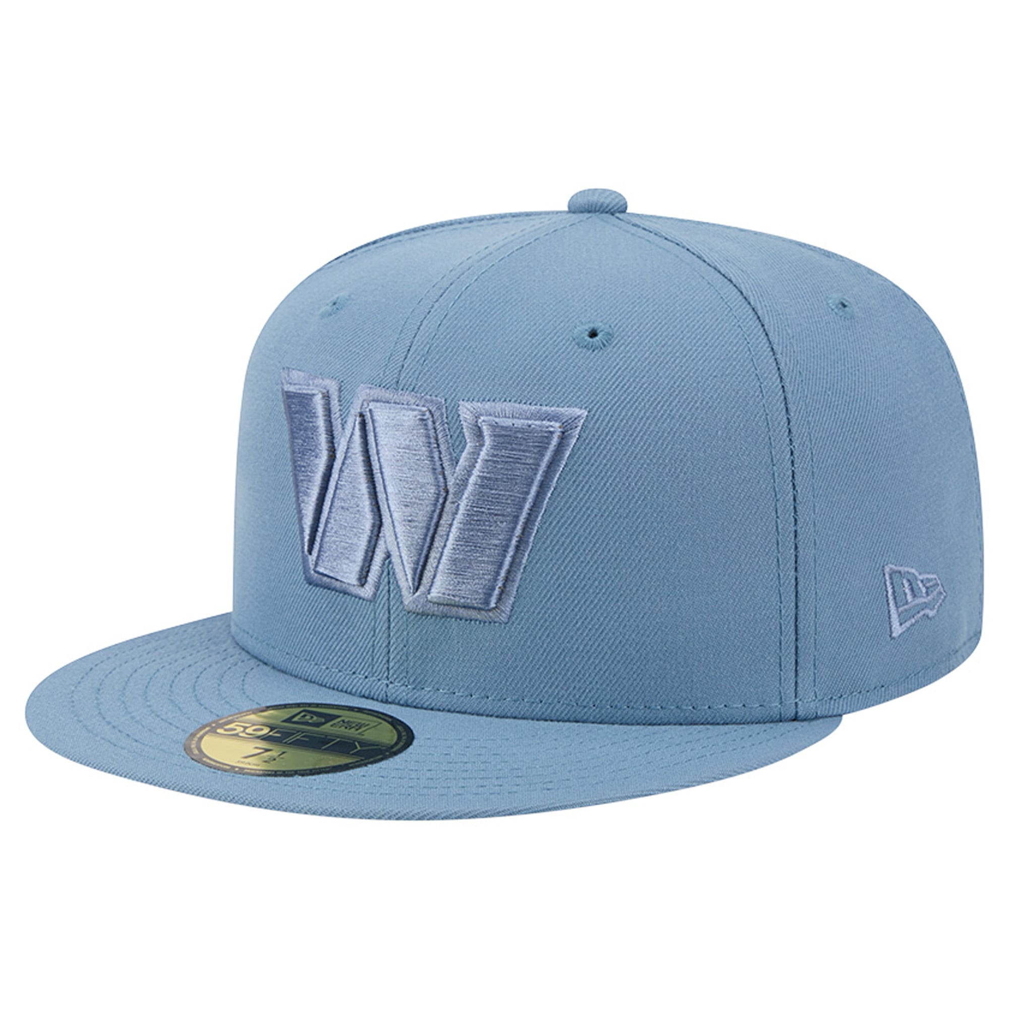 Casquette ajustée New Era 59FIFTY bleue pour homme, Washington Commanders, coloris assorti