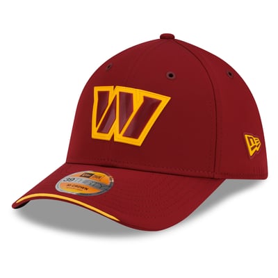 Washington Commanders New Era 2026 Sideline 39THIRTY M-Crown Flex Hat - Burgundy