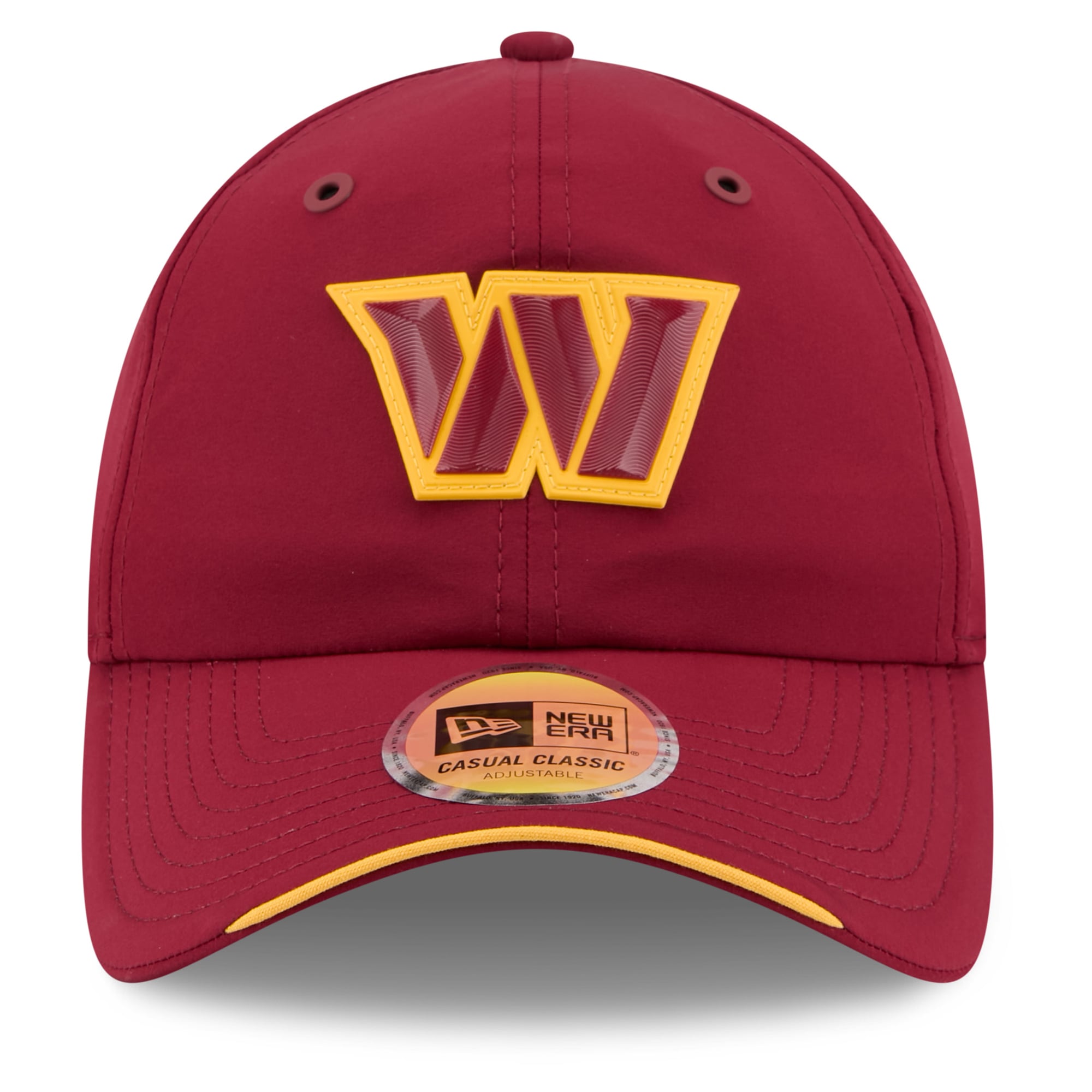 Men's New Era Burgundy Washington Commanders 2026 Sideline Casual Classic Adjustable Hat