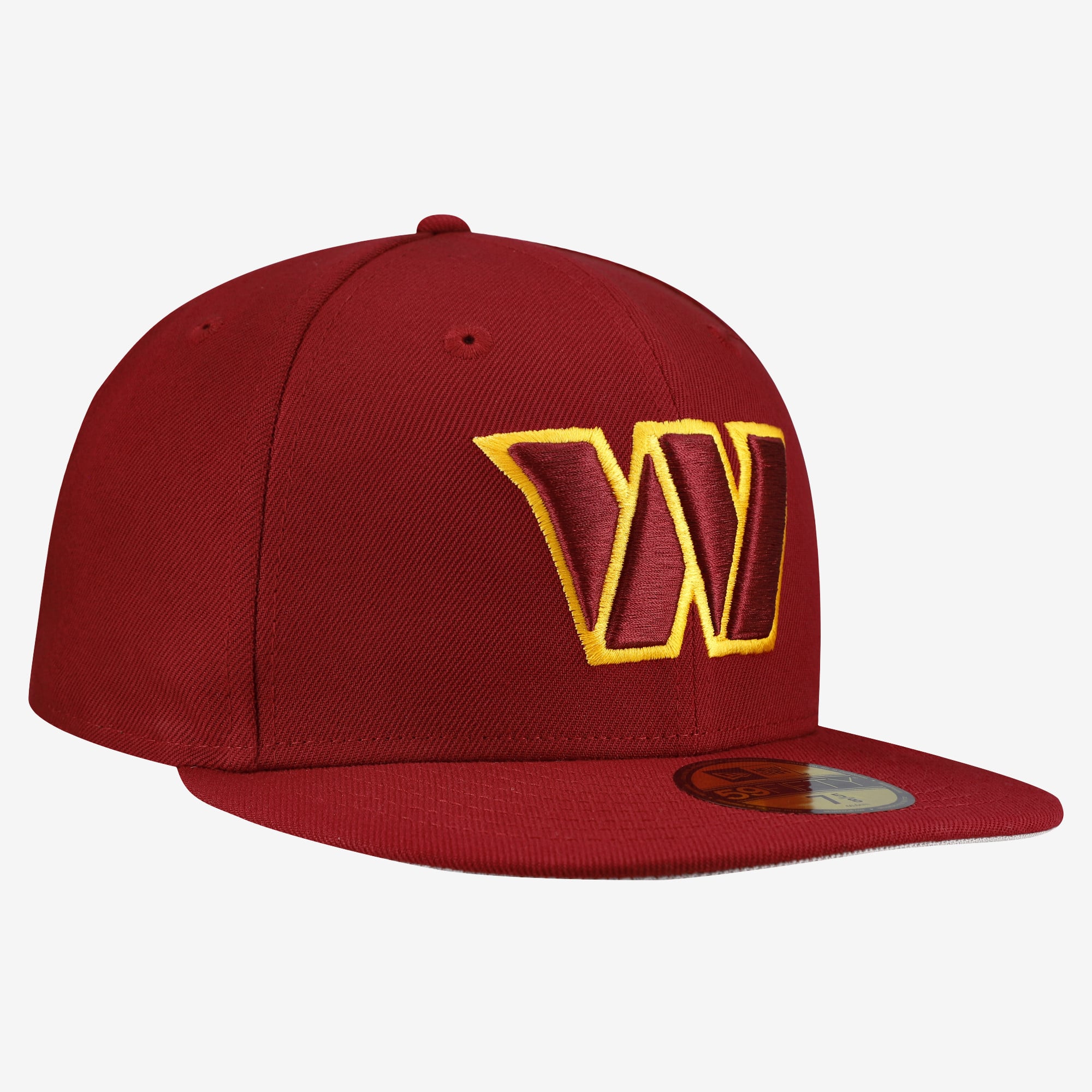 Casquette ajustée New Era Washington Commanders 59FIFTY bordeaux pour homme