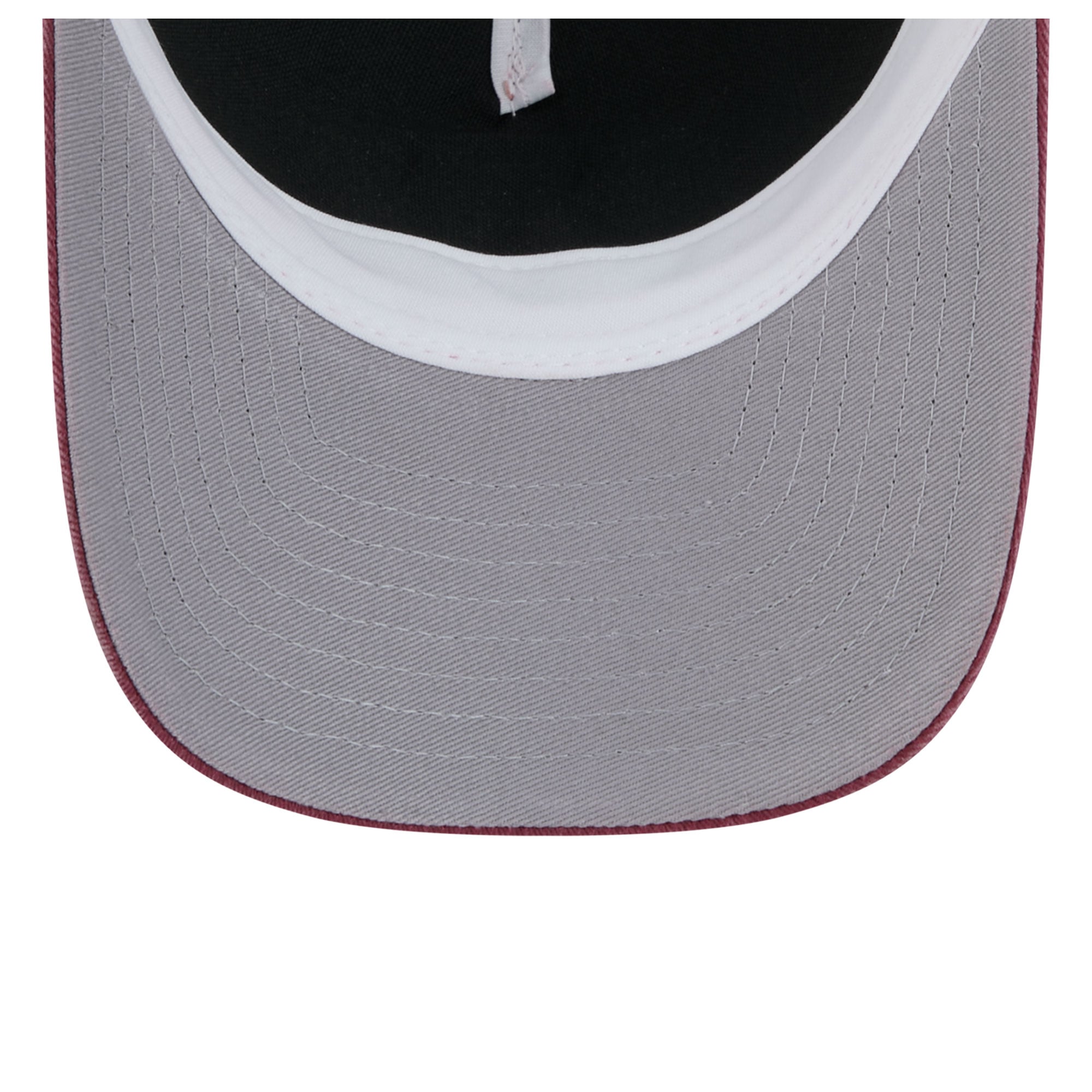 Casquette trucker ajustable New Era bordeaux Washington Commanders pour homme, modèle 9FORTY.