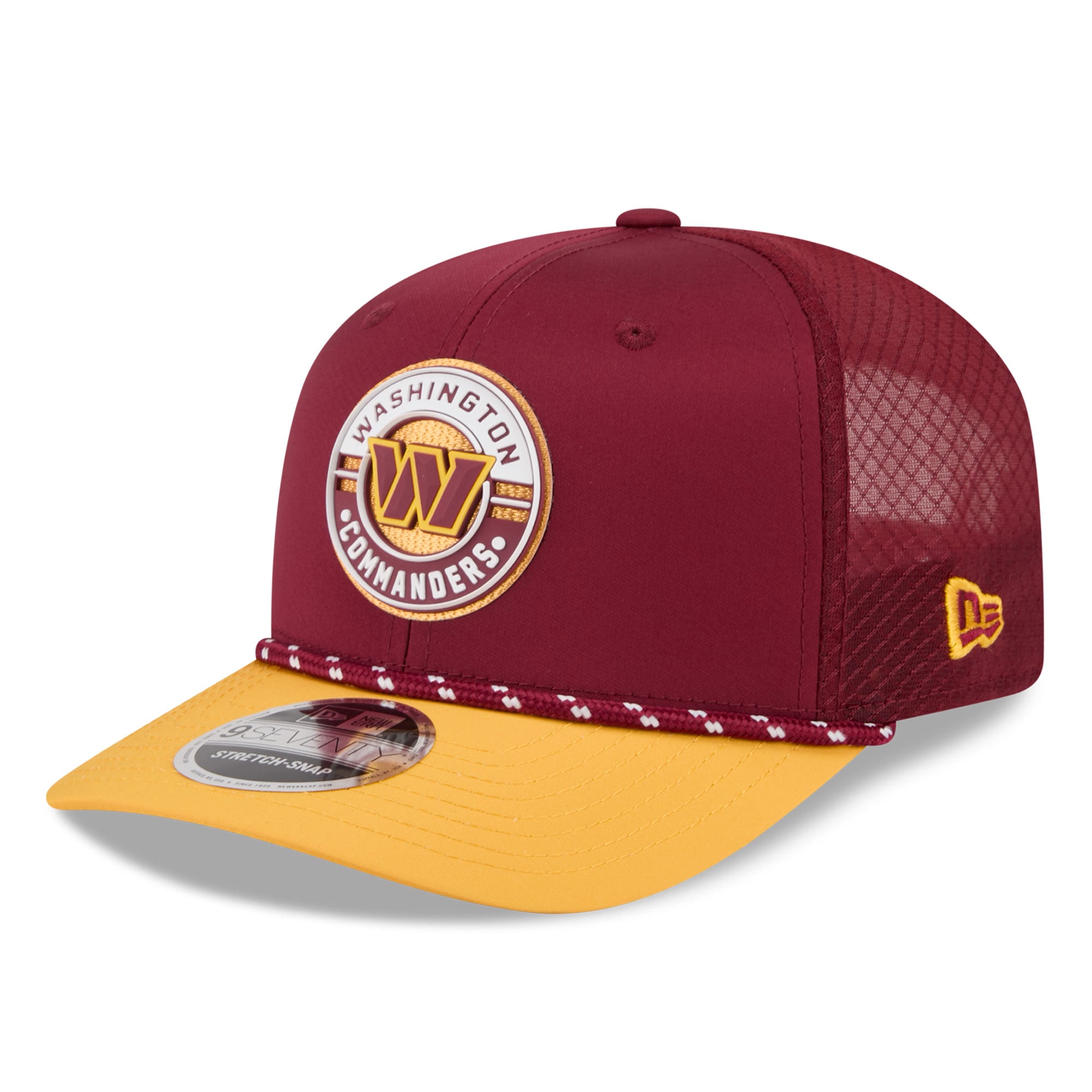 Casquette ajustable New Era bordeaux Washington Commanders Game 9SEVENTY pour homme