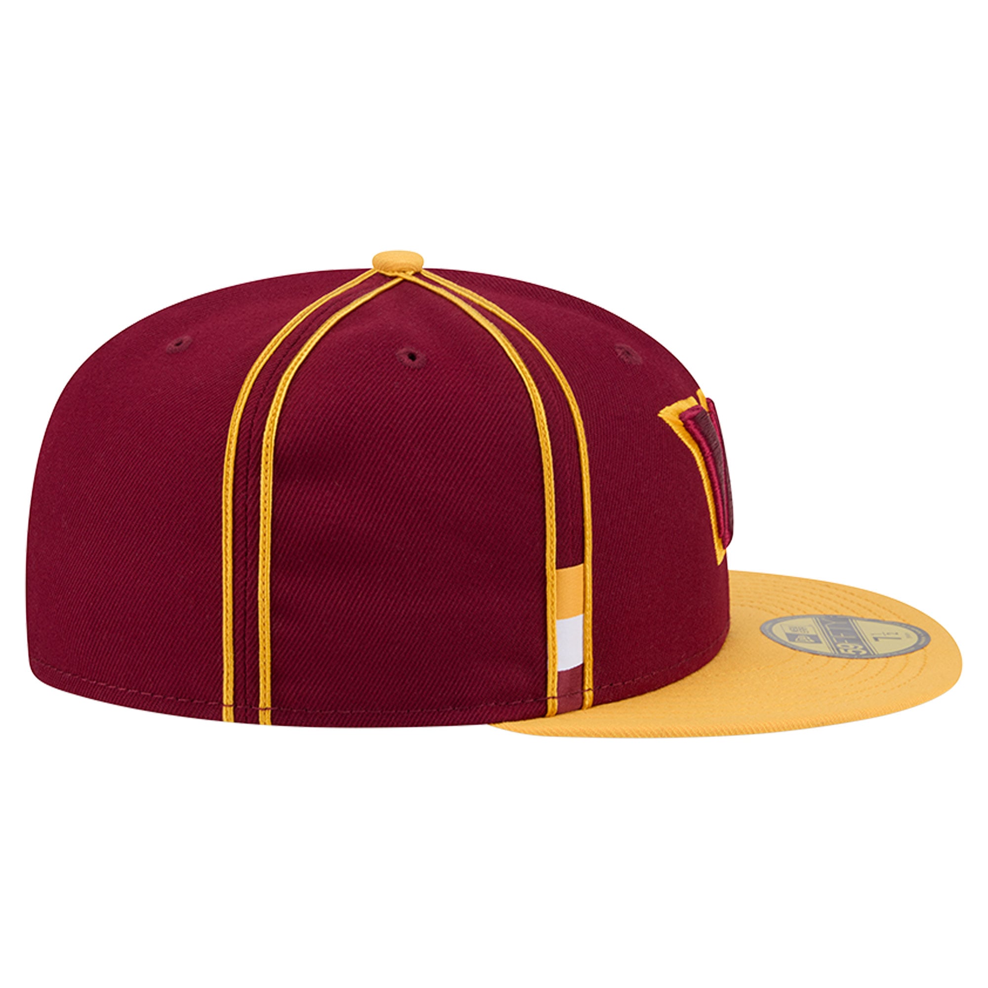 Casquette ajustée New Era Washington Commanders Soutache 59FIFTY bordeaux pour homme