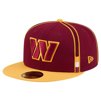 Washington Commanders New Era Soutache 59FIFTY Fitted Hat - Burgundy
