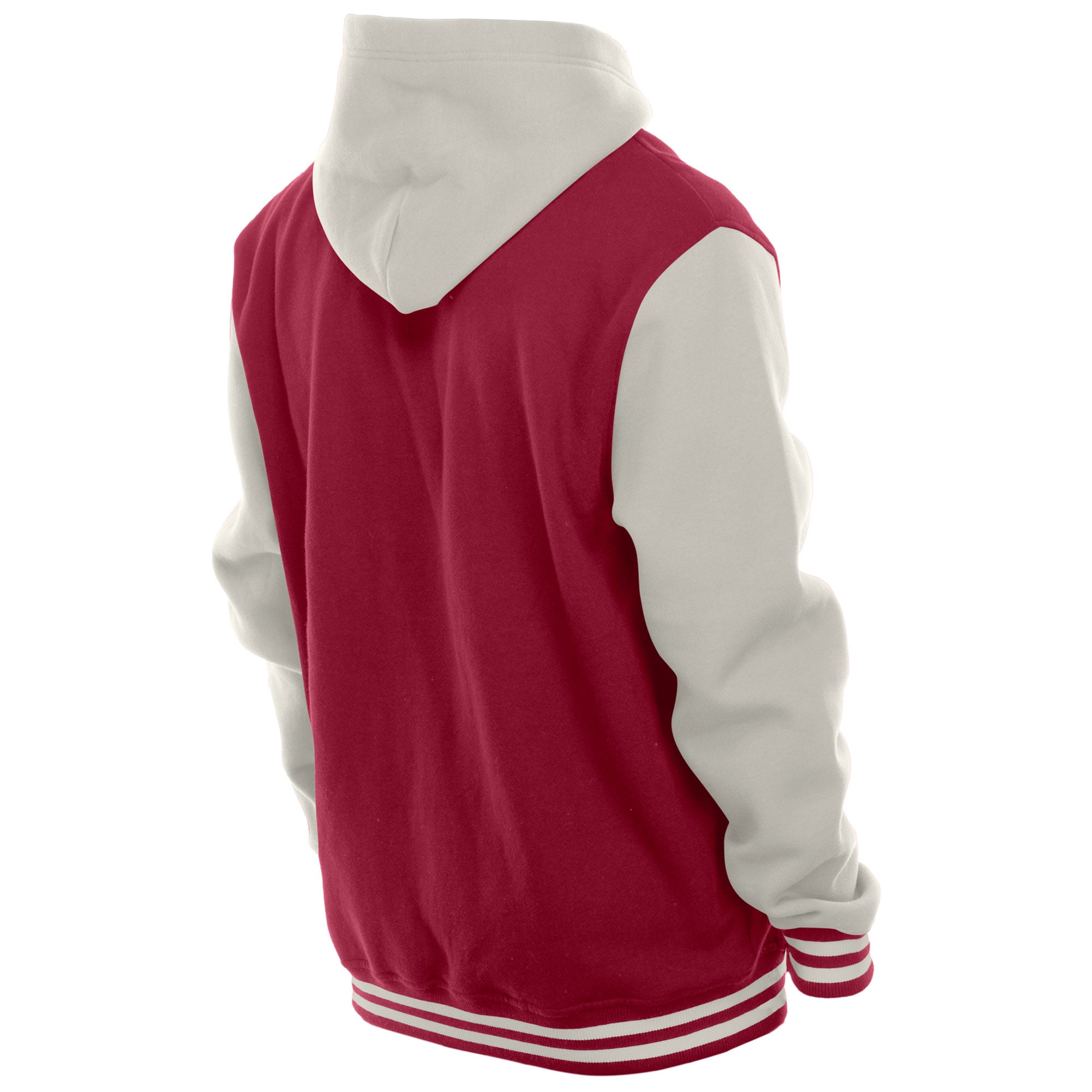 Veste polaire à capuche New Era Washington Commanders bordeaux/crème pour homme