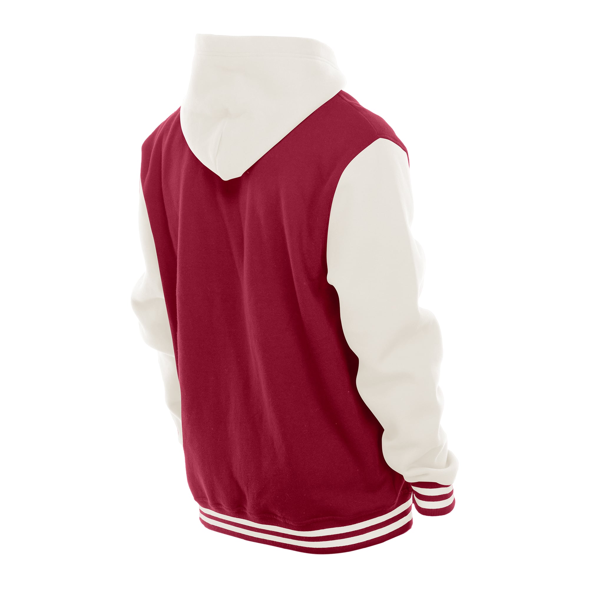 Veste polaire à capuche New Era Washington Commanders bordeaux/crème pour homme