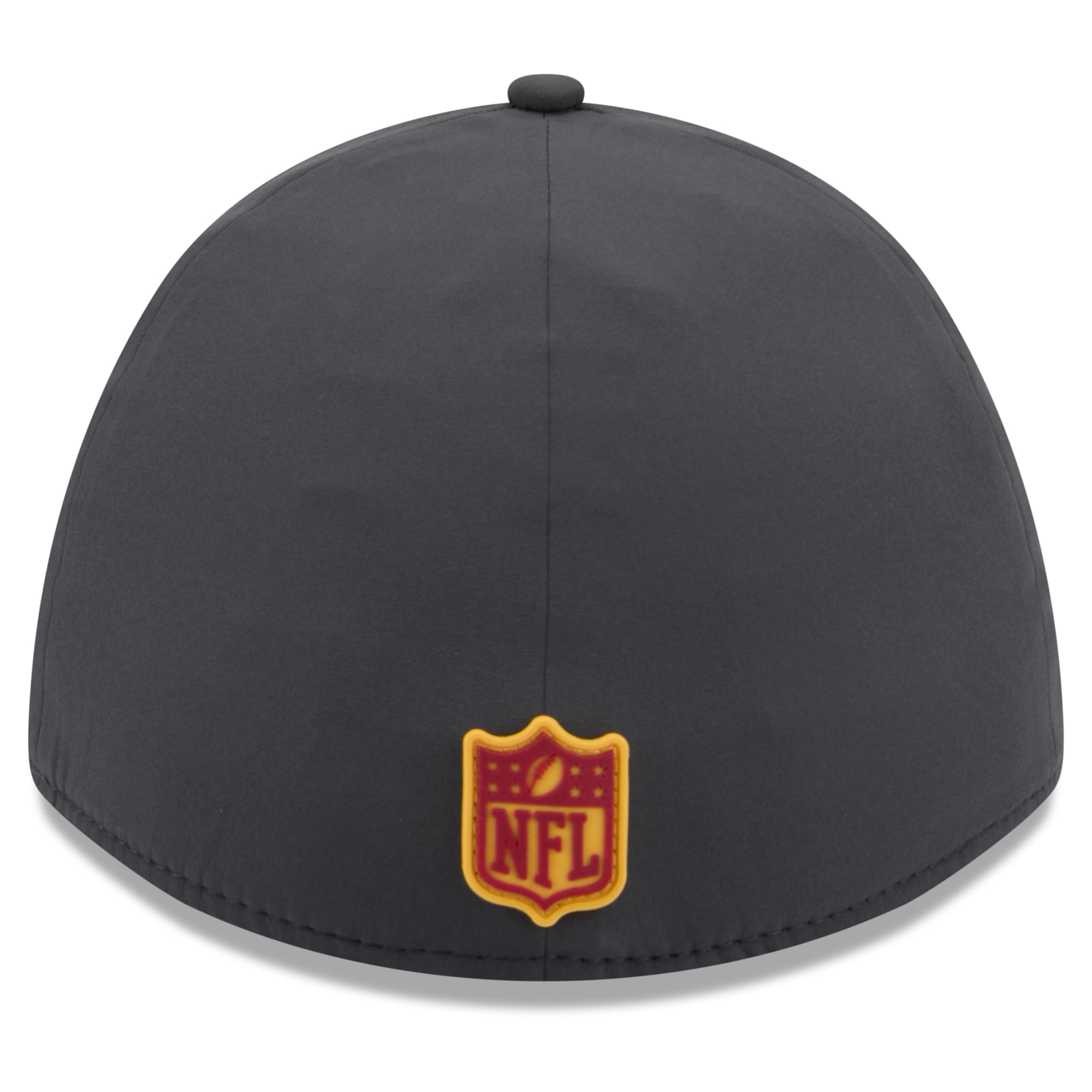 Casquette extensible New Era 39THIRTY M-Crown pour homme, couleur anthracite, Washington Commanders 2026 Sideline, idéale les temps froids.