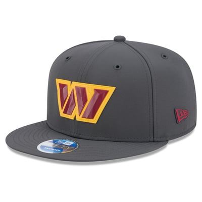 Washington Commanders New Era 2026 Sideline Cold Weather  9FIFTY Snapback Hat - Charcoal