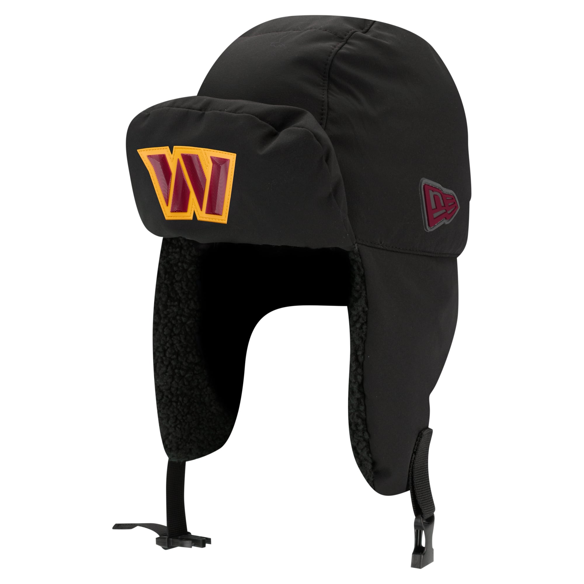 Casquette trappeur New Era anthracite Washington Commanders 2026 pour homme