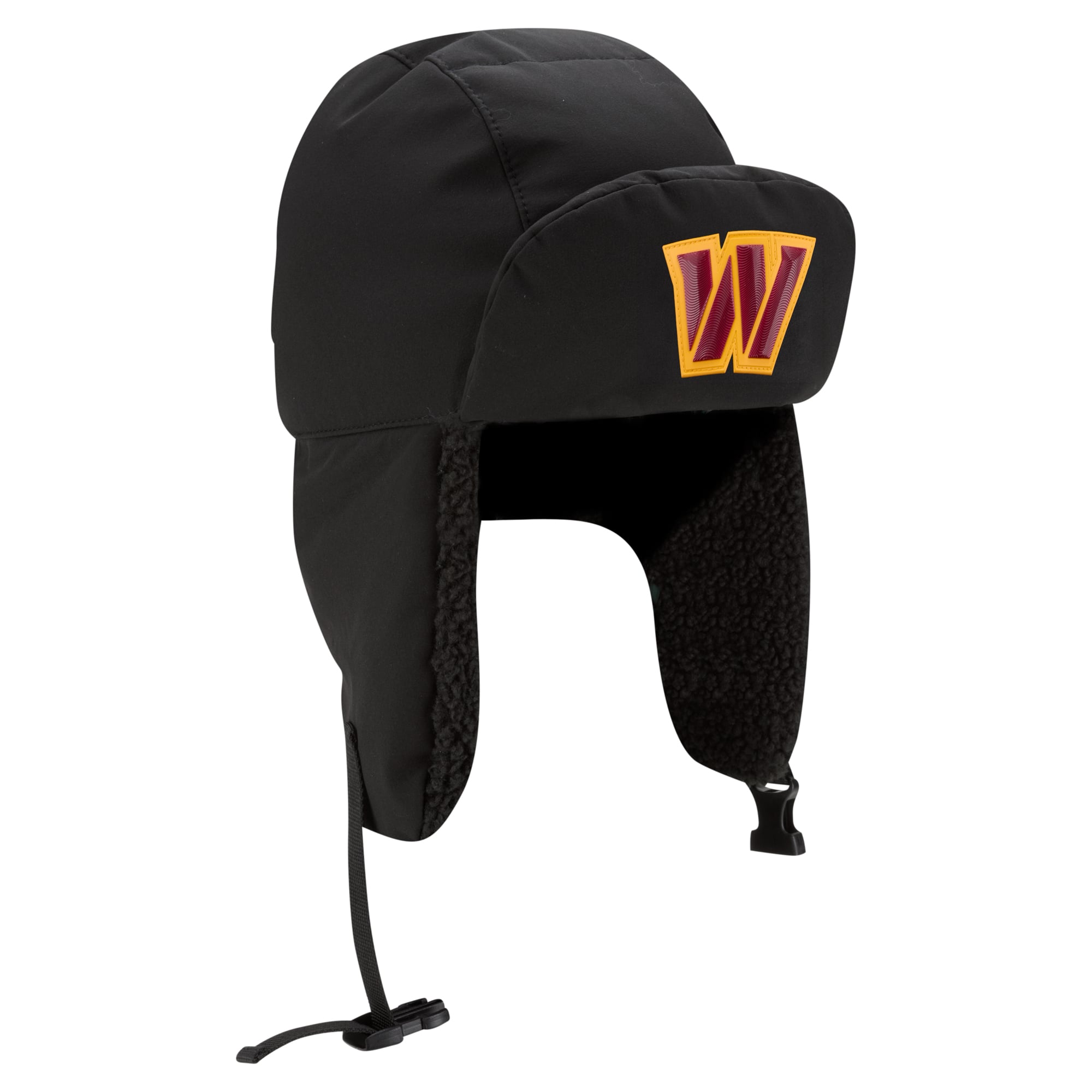 Casquette trappeur New Era anthracite Washington Commanders 2026 pour homme