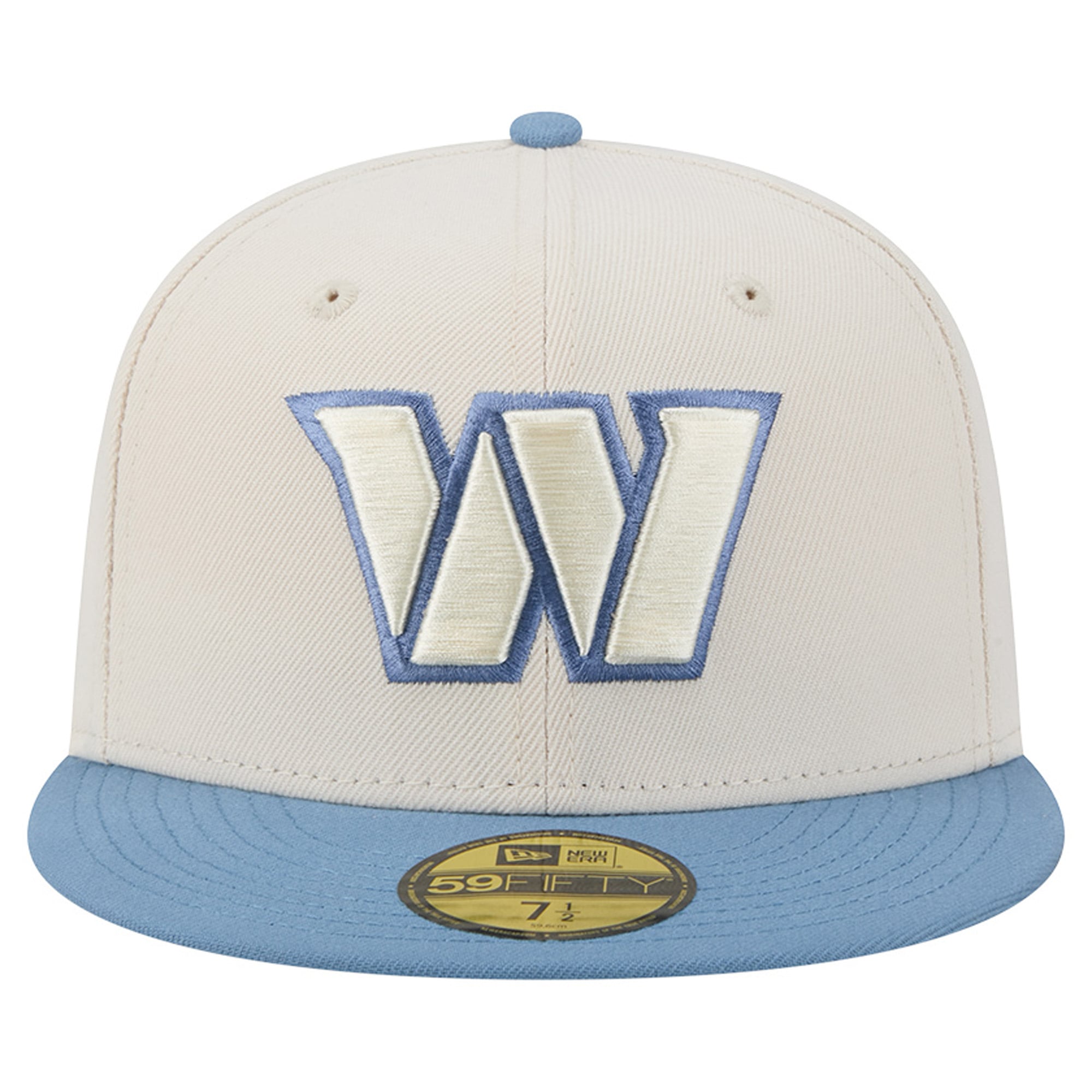 Casquette ajustée New Era pour homme, coloris vert clair/olive Washington Commanders, modèle 59FIFTY