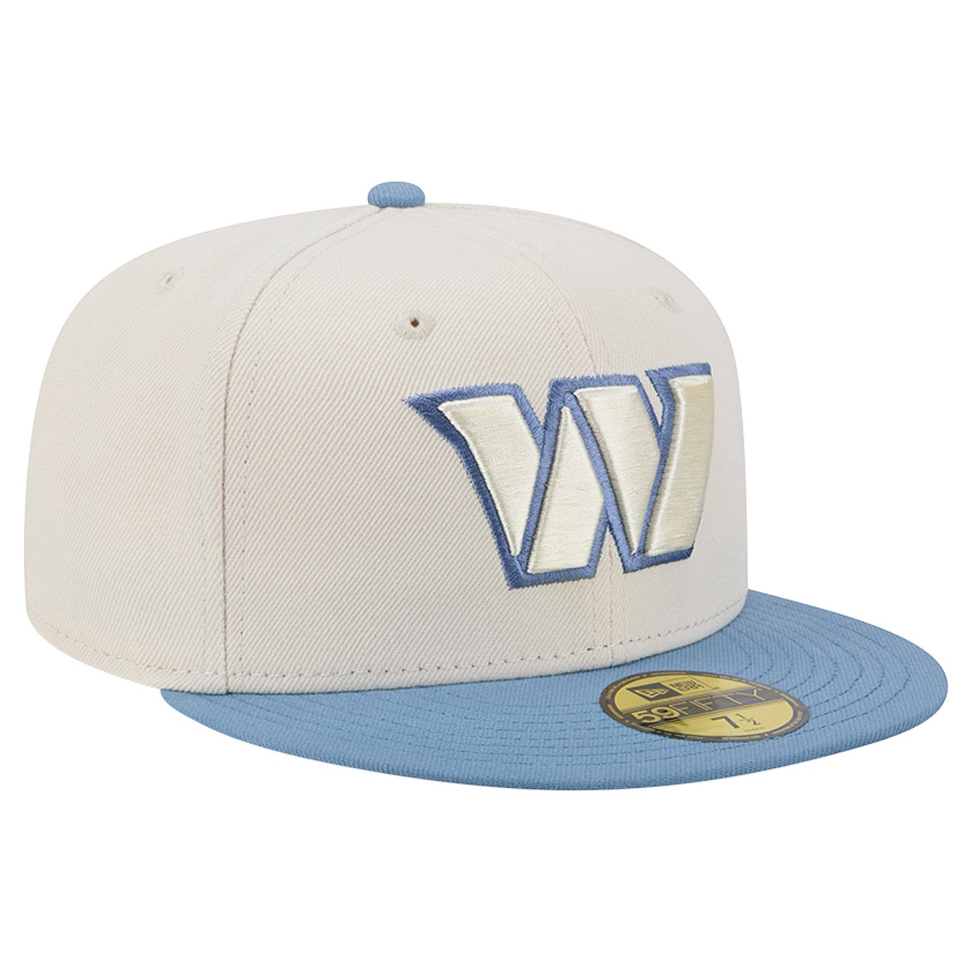 Casquette ajustée New Era pour homme, coloris vert clair/olive Washington Commanders, modèle 59FIFTY