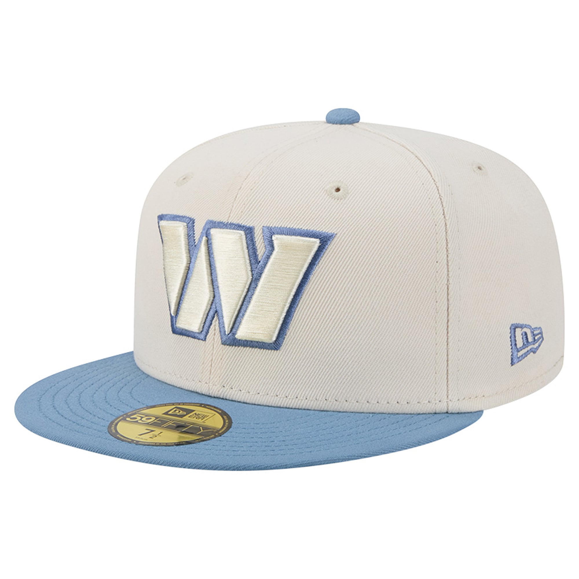 Casquette ajustée New Era pour homme, coloris vert clair/olive Washington Commanders, modèle 59FIFTY