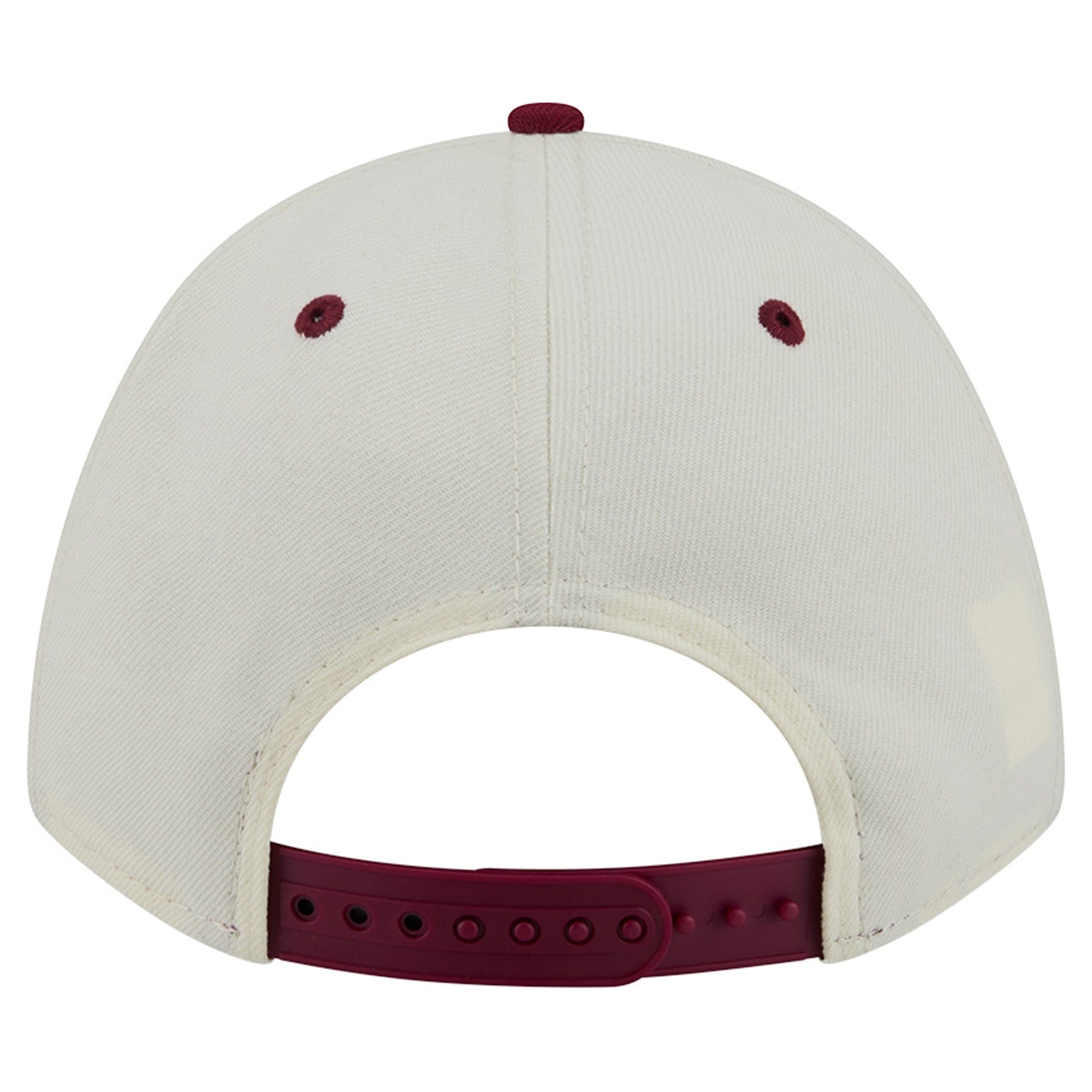 Casquette ajustable New Era Washington Commanders Arch 9FORTY A-Frame M-Crown pour homme, couleur crème/bordeaux