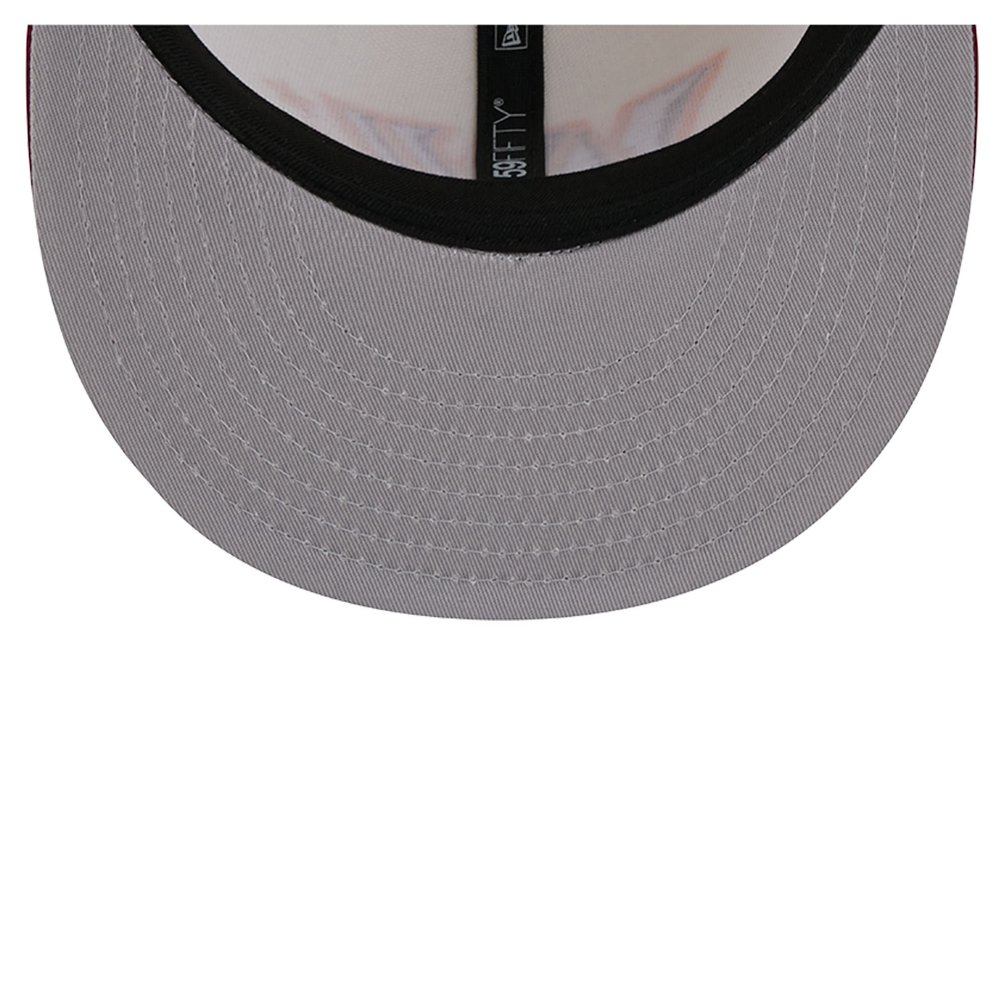 Casquette ajustée New Era Deceptor 59FIFTY pour homme, couleur crème/bordeaux, Washington Commanders.