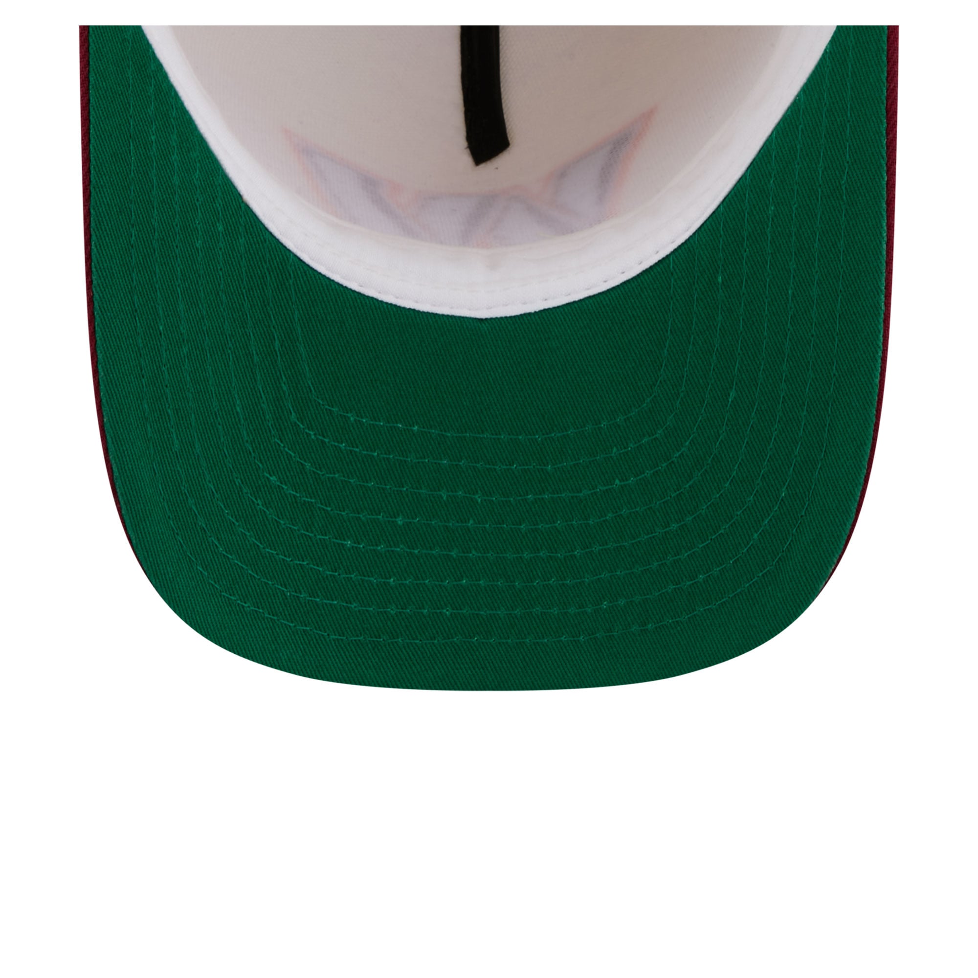 Casquette snapback New Era 9FIFTY pour homme, crème/bordeaux, logo Washington Commanders à l'arrière.