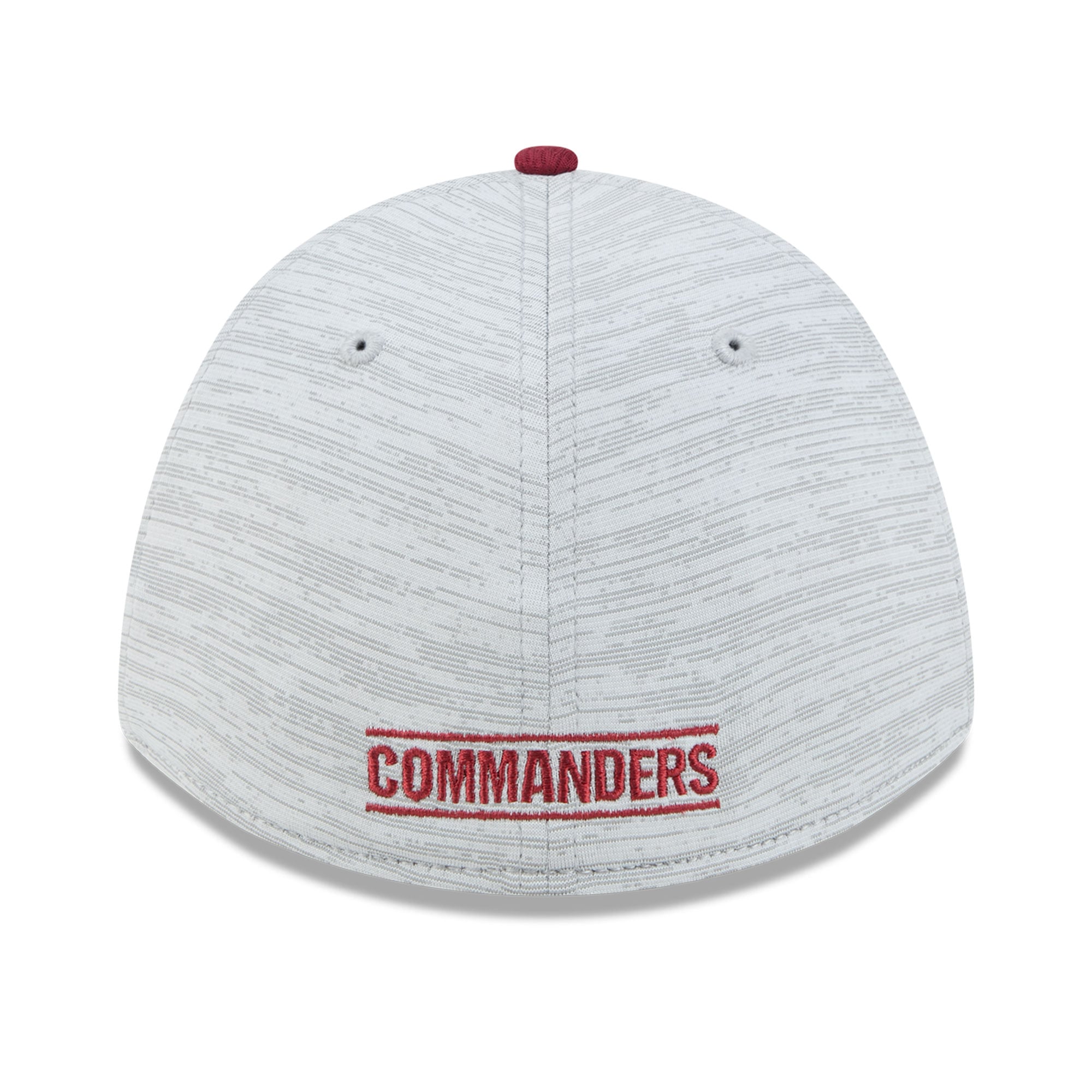 Casquette New Era pour homme, grise/bordeaux, Washington Commanders Tech M-Crown A-Frame 39THIRTY Flex