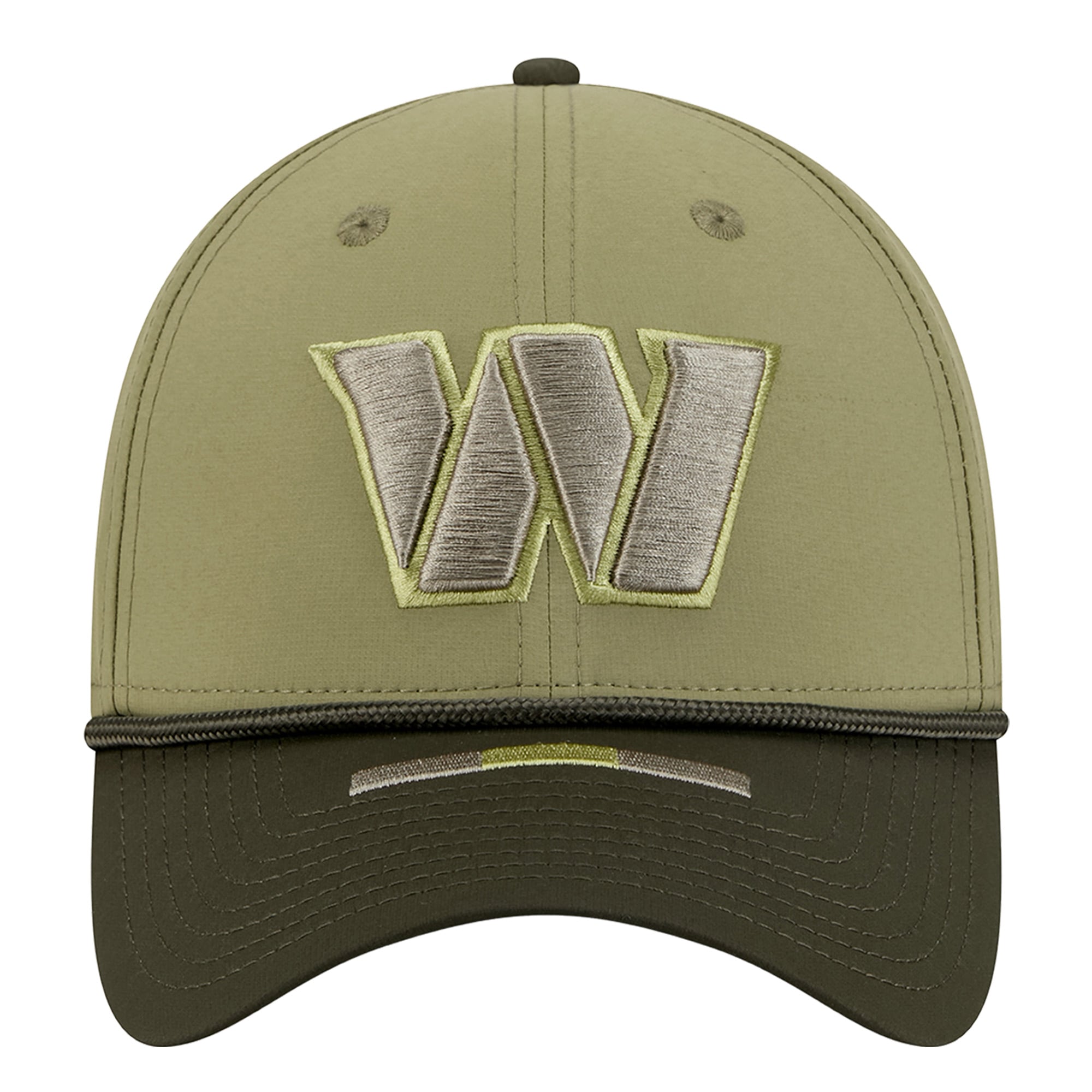 Men's New Era  Green Washington Commanders 2025 Salute to Service 39THIRTY Flex Hat