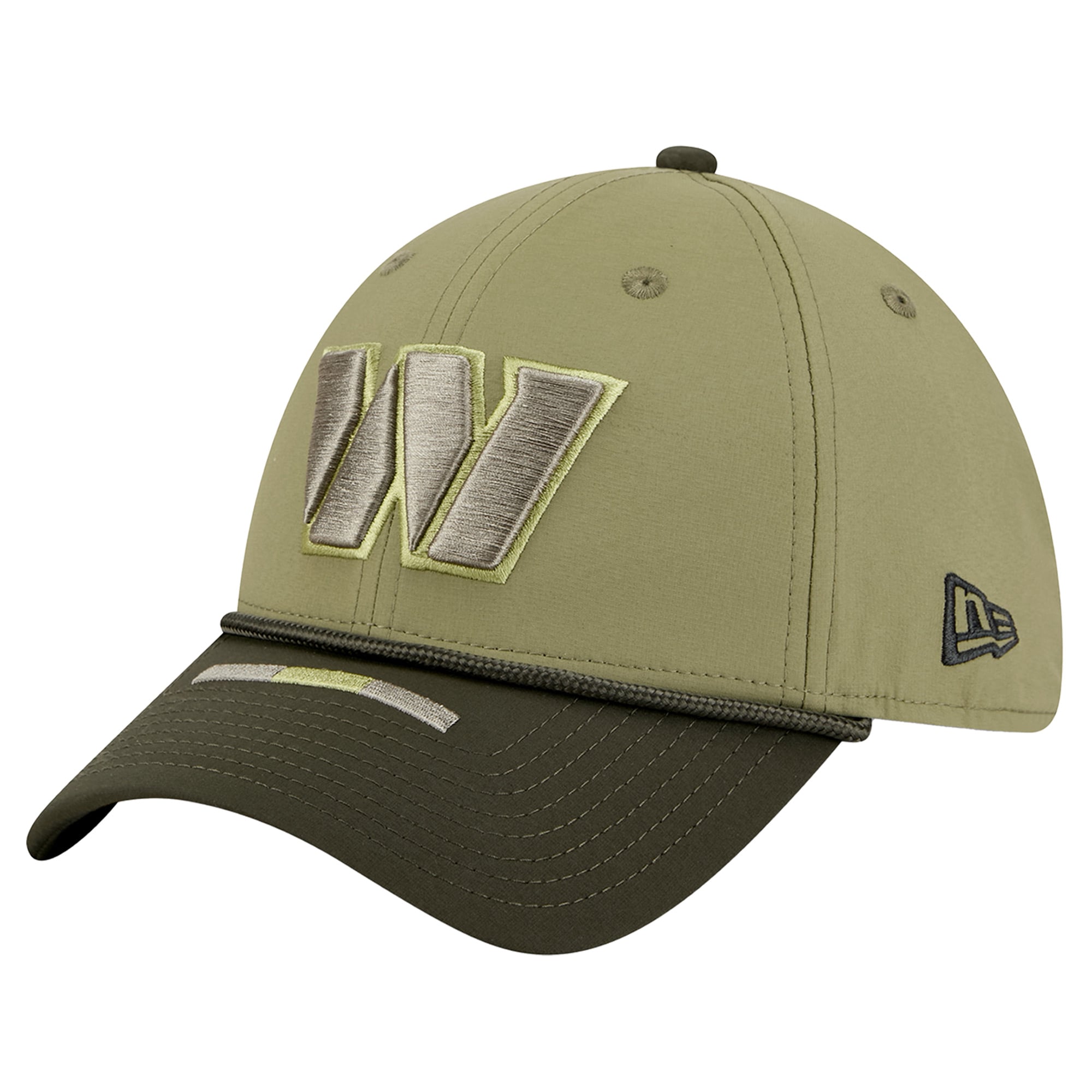 Men's New Era  Green Washington Commanders 2025 Salute to Service 39THIRTY Flex Hat