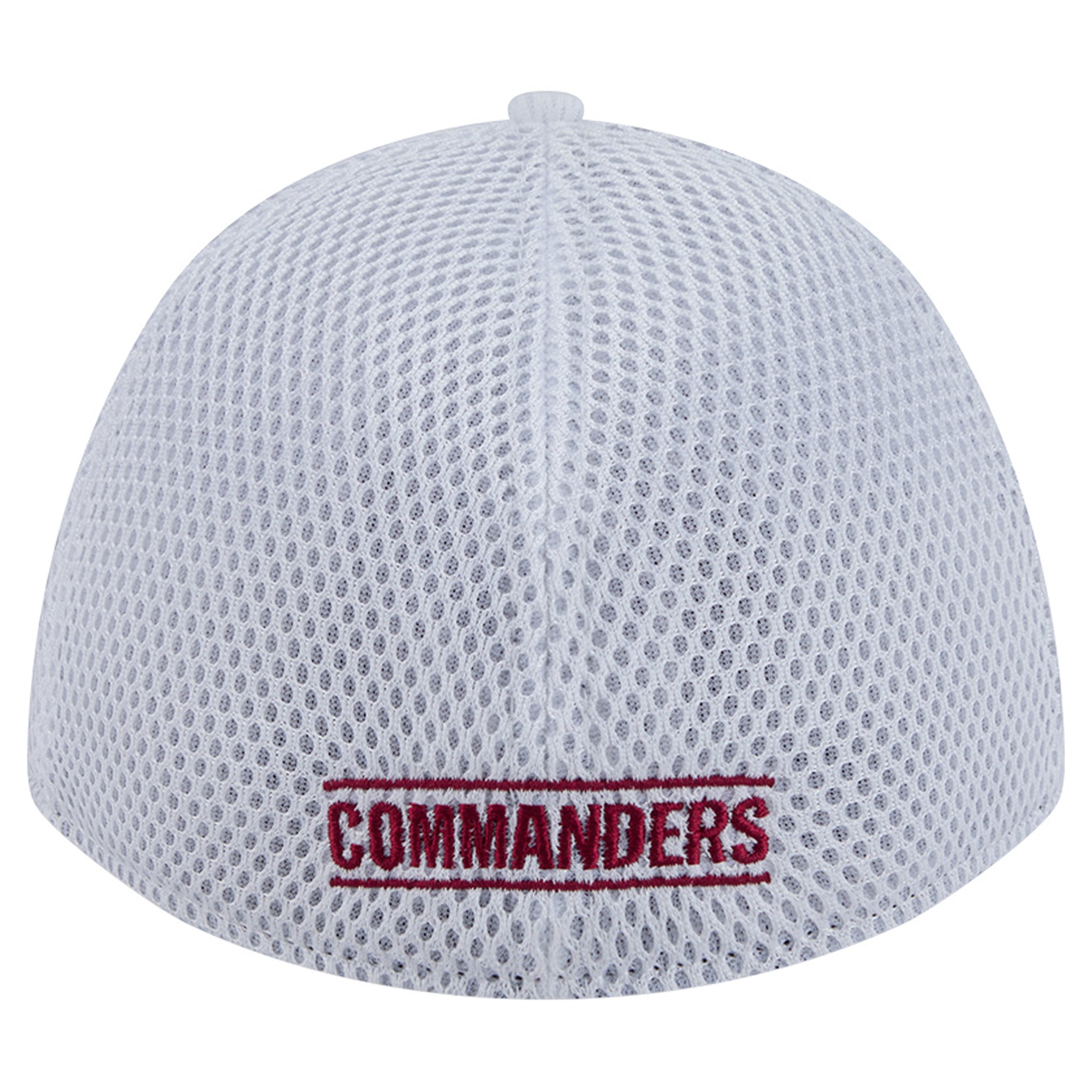 Casquette New Era blanche/bordeaux Washington Commanders Dash 39THIRTY M-Crown Flex pour homme