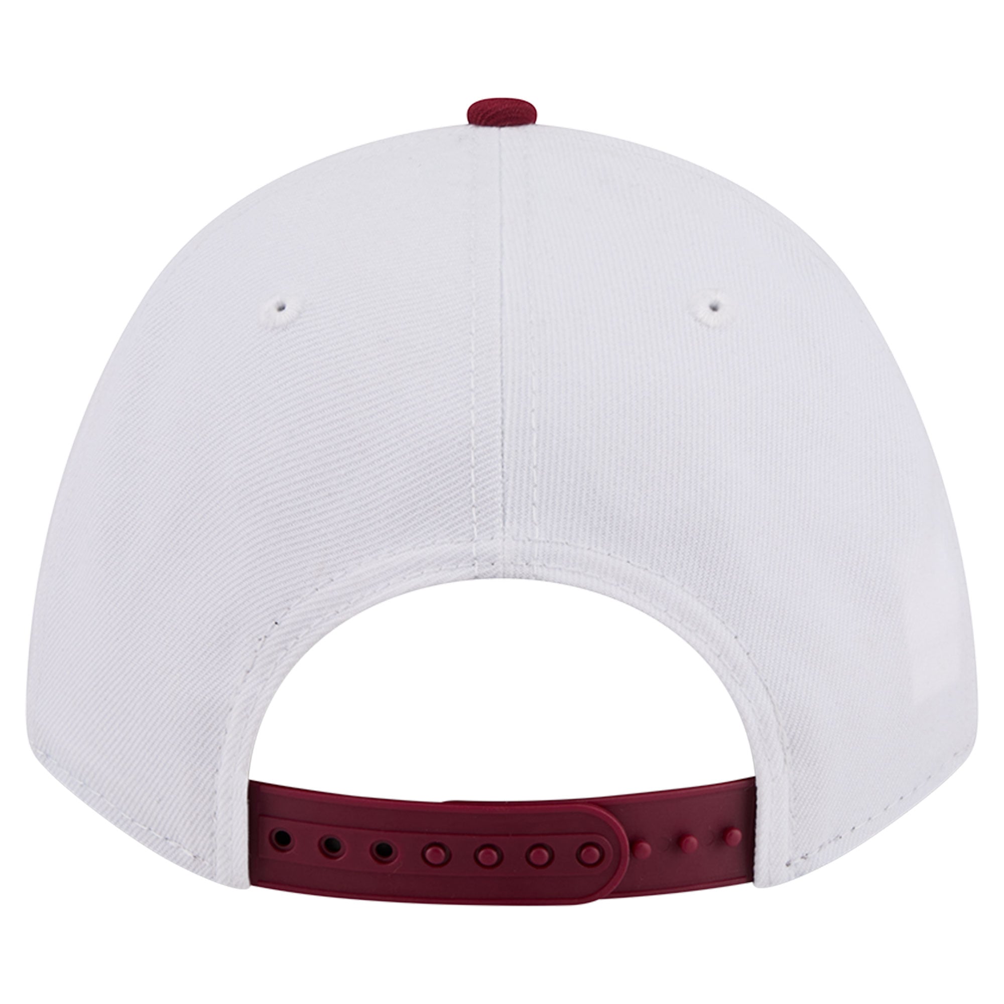 Casquette ajustable New Era blanche/bordeaux Washington Commanders Loyal 9FORTY M-Crown pour homme
