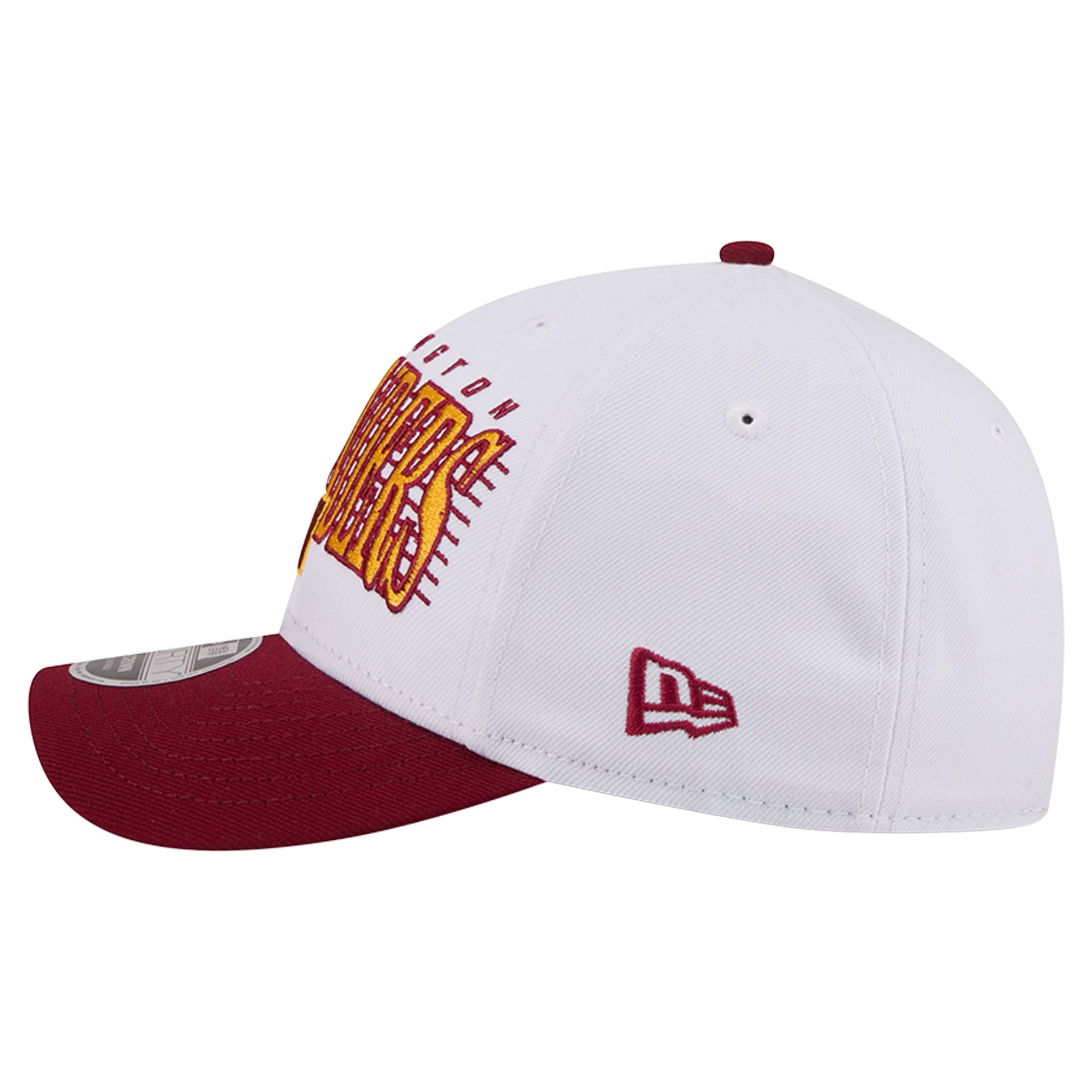 Casquette ajustable New Era blanche/bordeaux Washington Commanders Loyal 9FORTY M-Crown pour homme