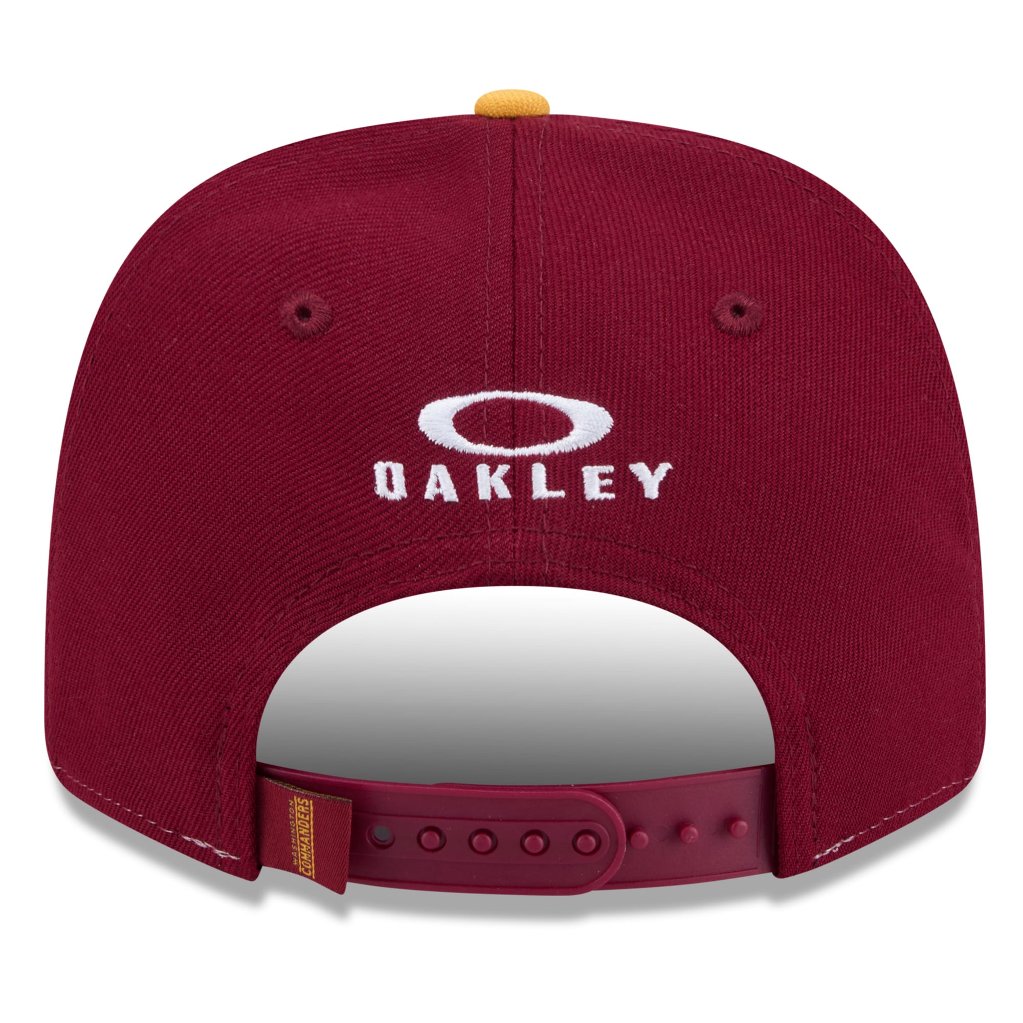 Casquette ajustable New Era x Oakley Washington Commanders 9SEVENTY bordeaux pour homme