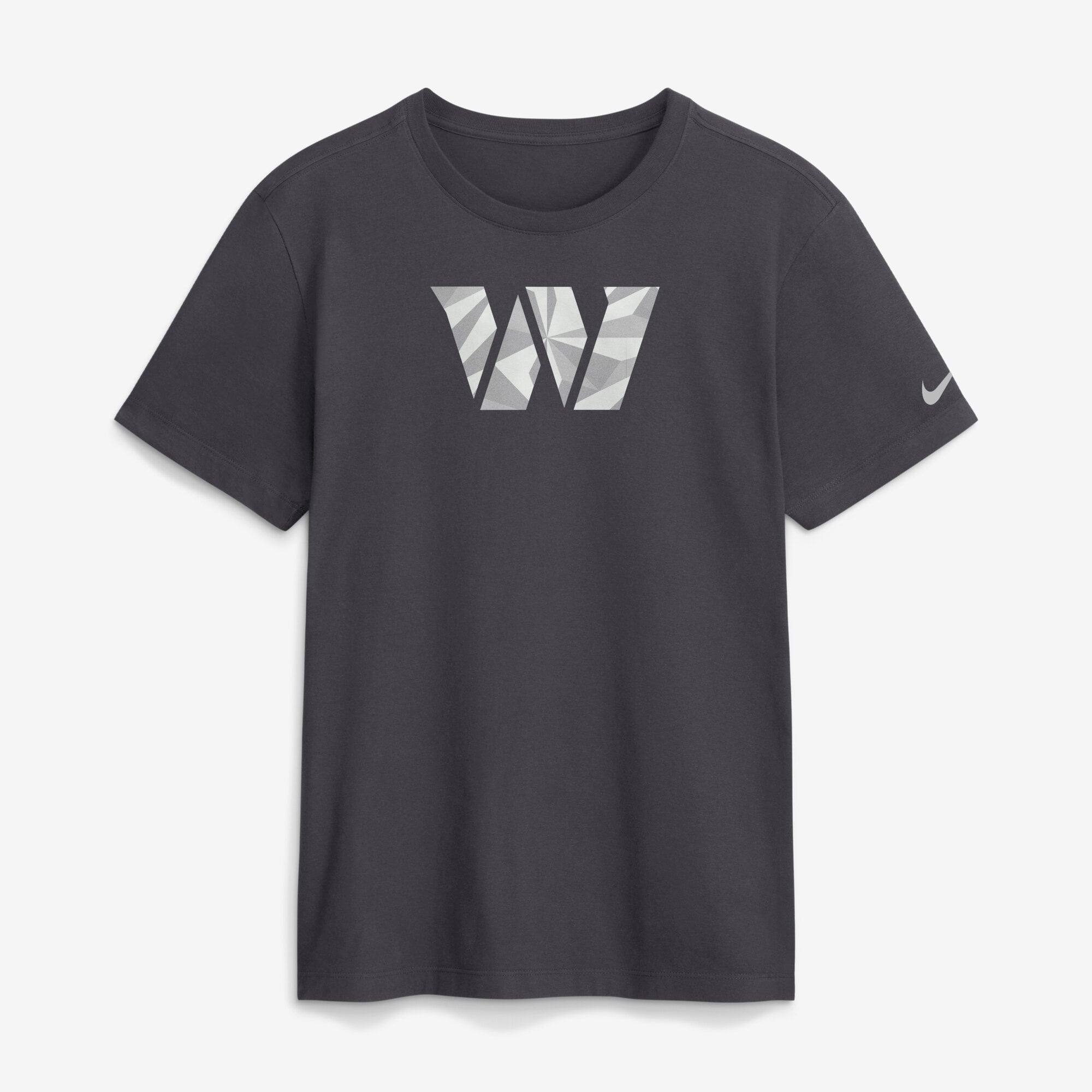 Men's Nike Anthracite Washington Commanders Fractal Logo T-Shirt
