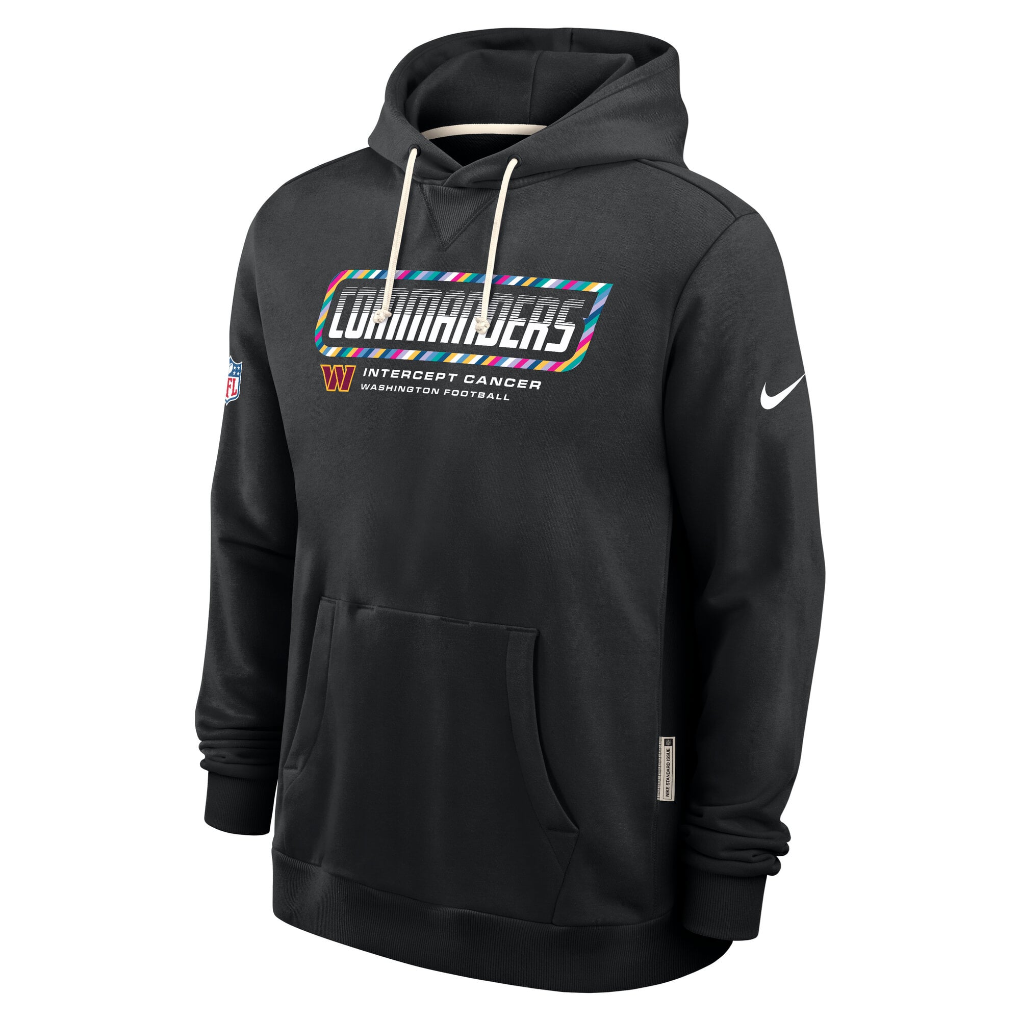 Men's Nike Washington Commanders 2026 NFL Crucial Catch Sideline Standard Issue Dri-FIT Pullover Hoodie