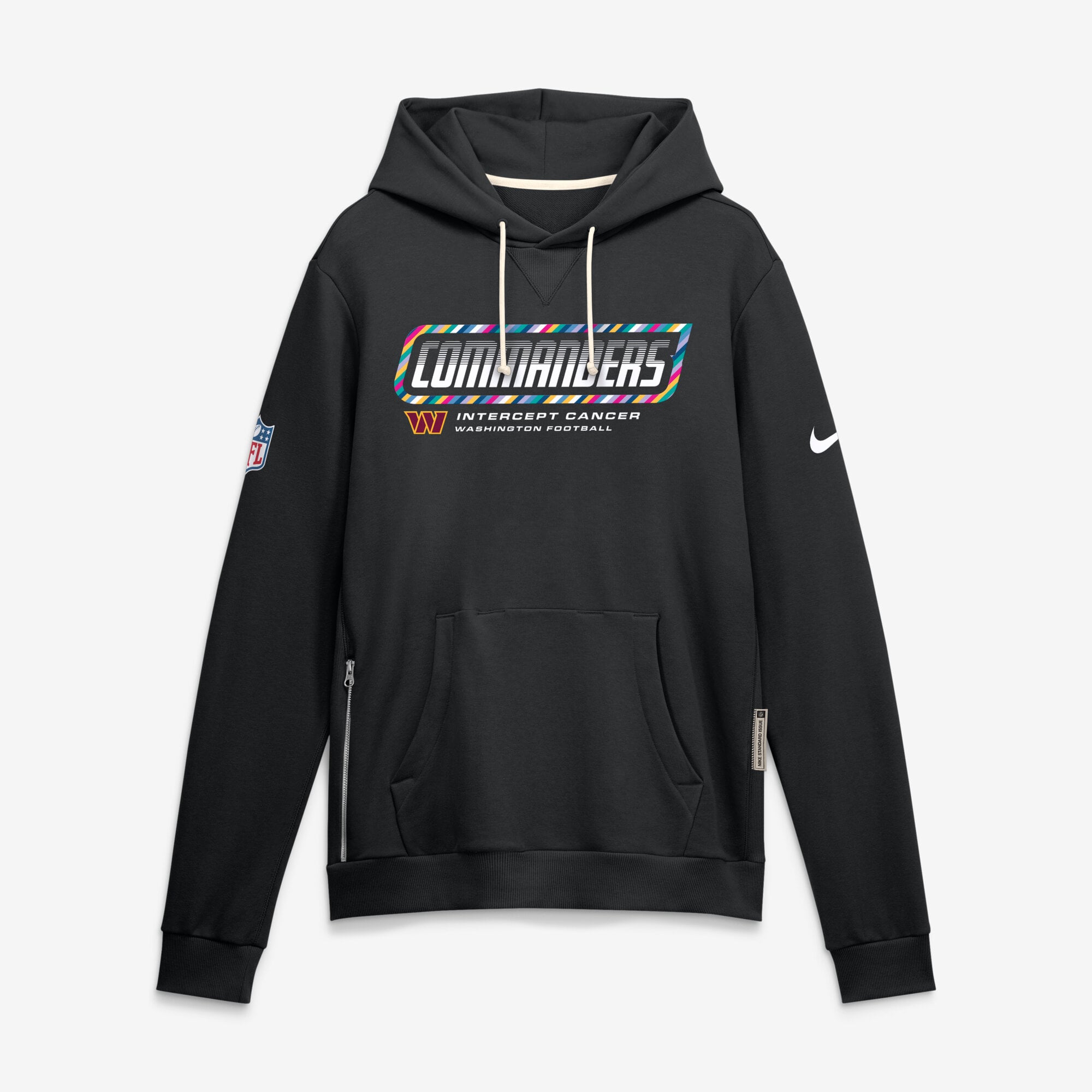Men's Nike Washington Commanders 2026 NFL Crucial Catch Sideline Standard Issue Dri-FIT Pullover Hoodie